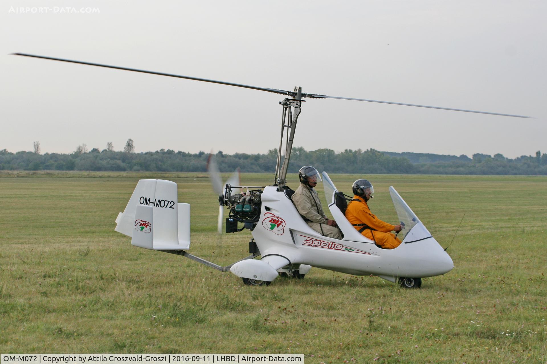 OM-M072, 2012 Apollo Gyro AG-1 C/N 181012, LHBD - Börgönd Airport. Albatros-Börgönd Air Show 2016, Hungary