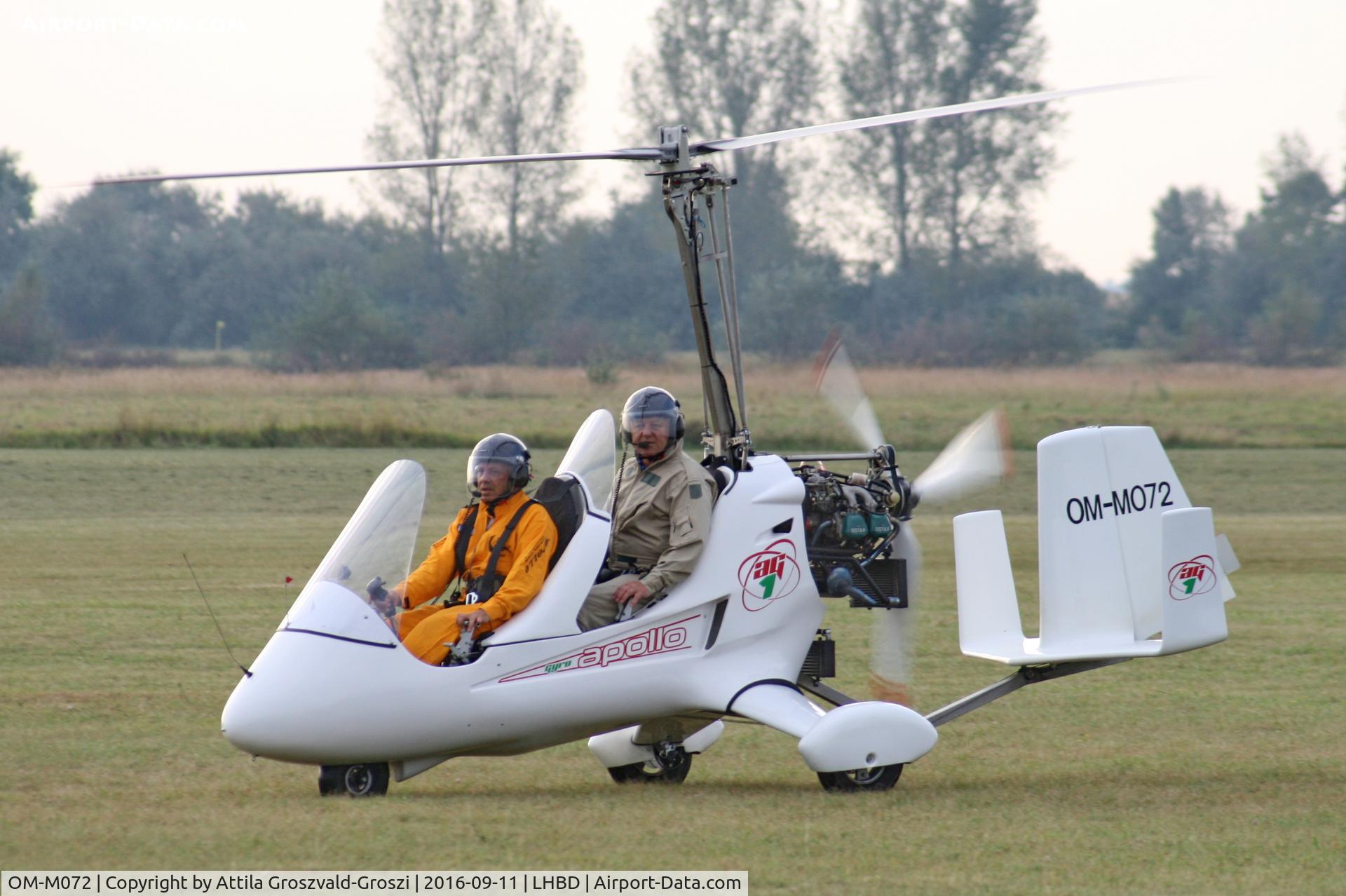 OM-M072, 2012 Apollo Gyro AG-1 C/N 181012, LHBD - Börgönd Airport. Albatros-Börgönd Air Show 2016, Hungary
