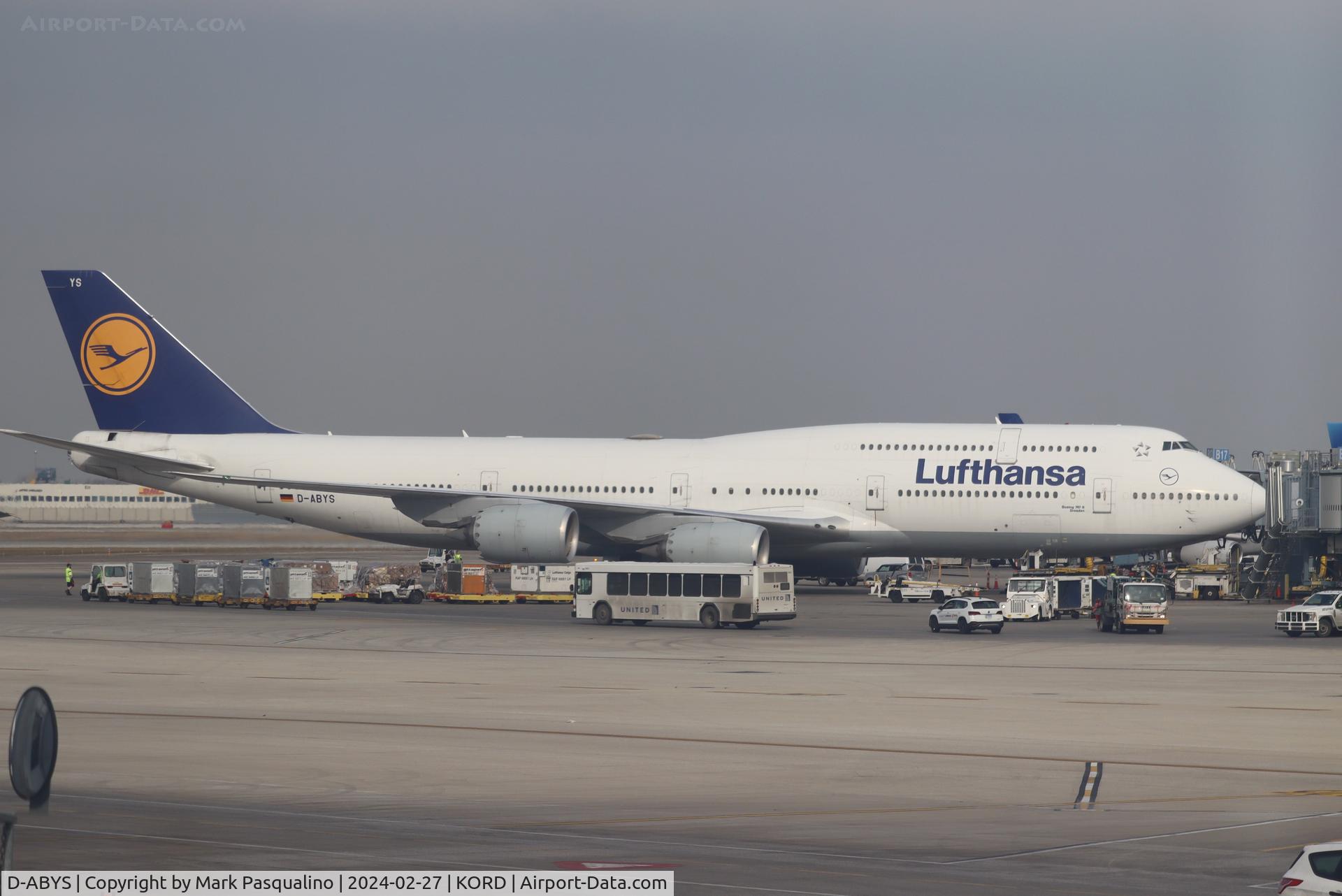 D-ABYS, 2015 Boeing 747-830 C/N 37843, Boeing 747-830
