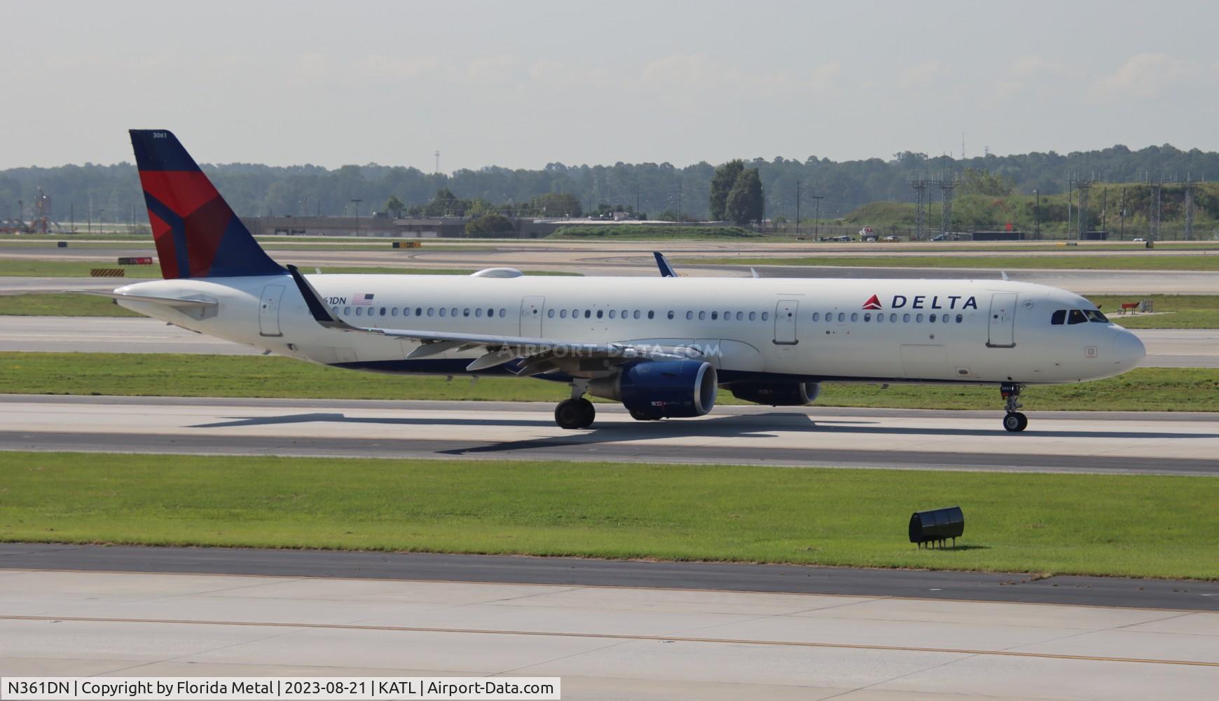 N361DN, 2018 Airbus A321-211 C/N 8423, DAL A321 zx ATL-ONT