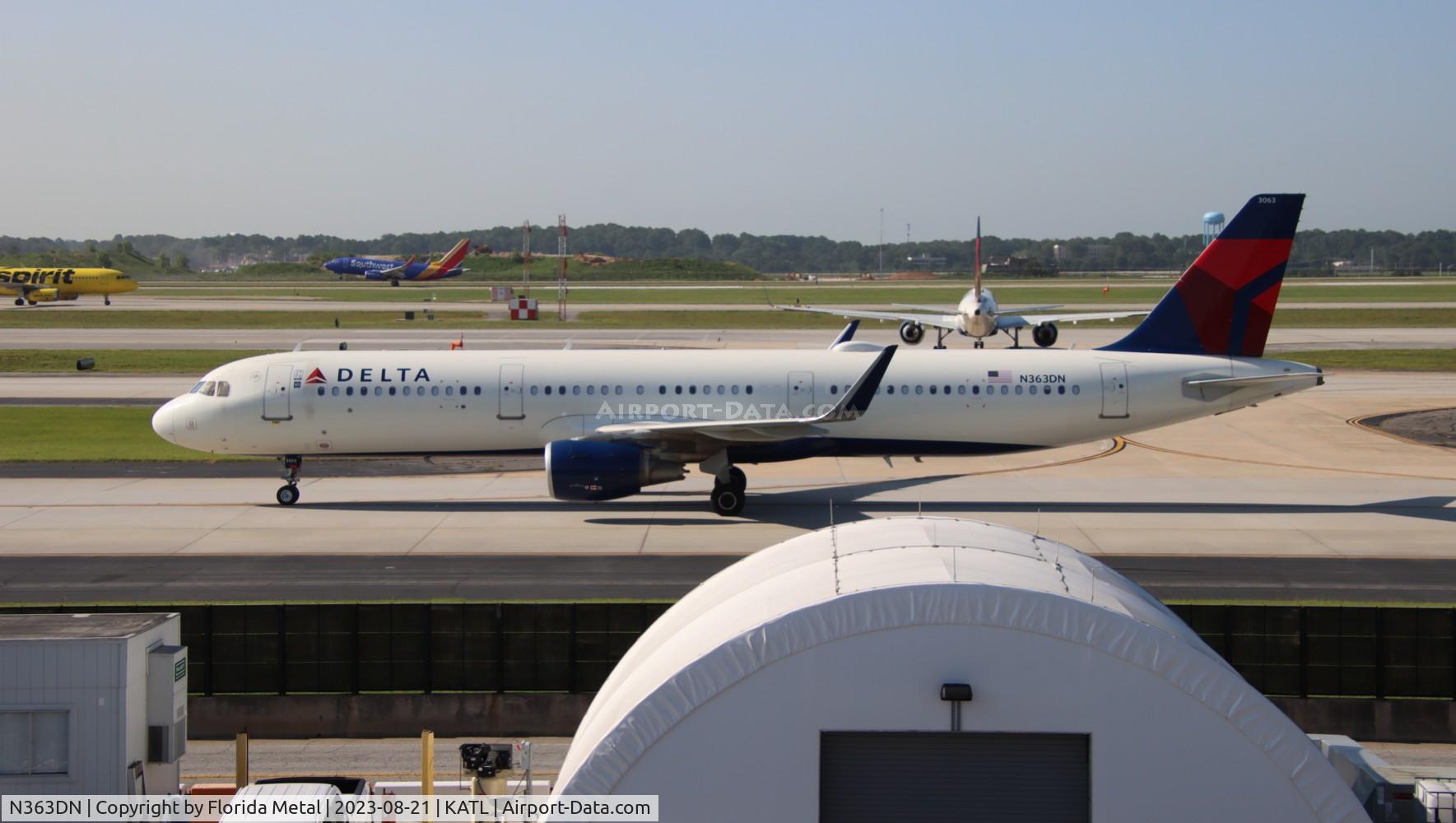 N363DN, 2018 Airbus A321-231 C/N 8502, DAL A321 zx RSW-ATL