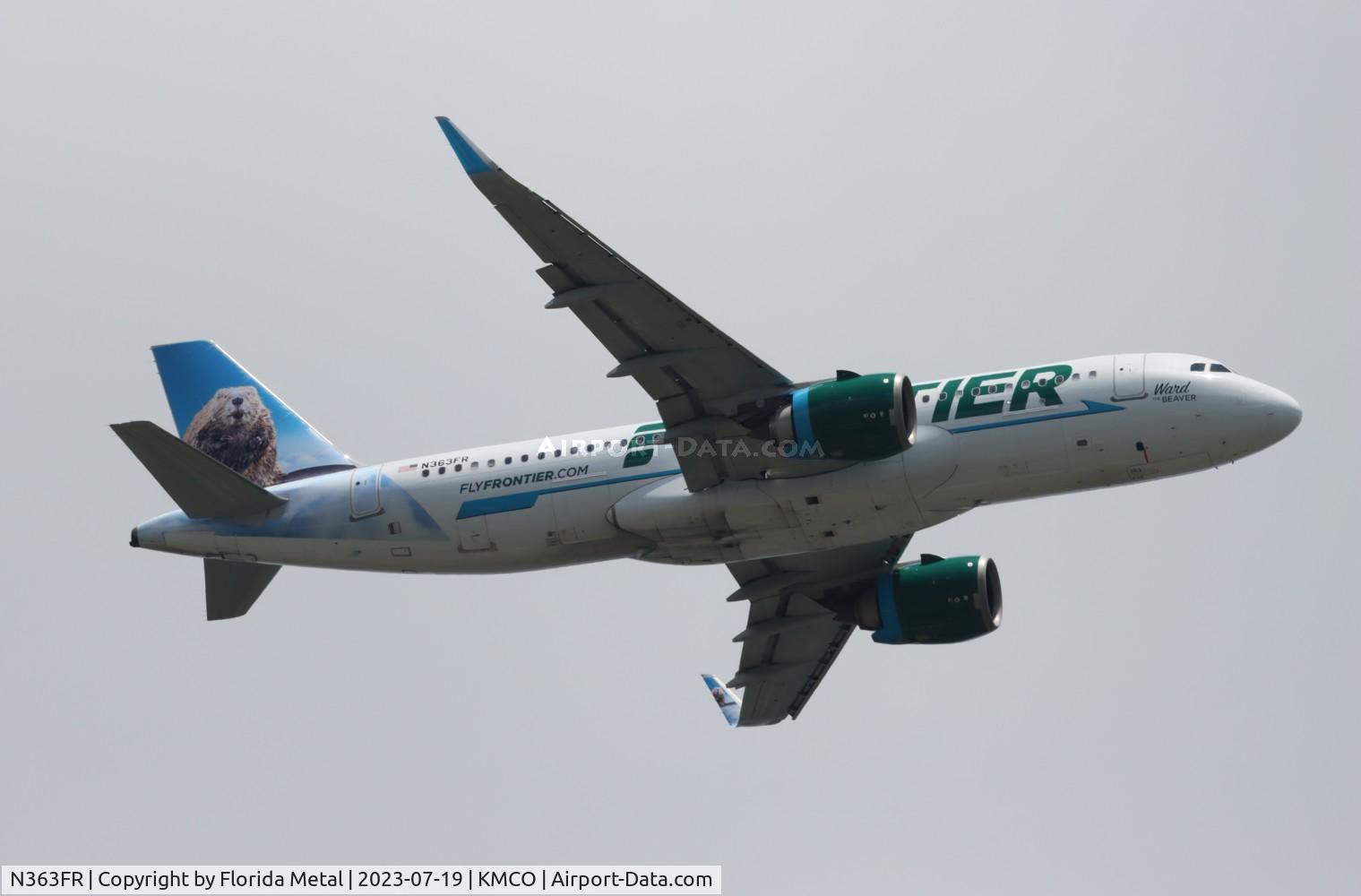 N363FR, 2019 Airbus A320-251NEO C/N 9260, FFT A32N Ward CLT-MCO