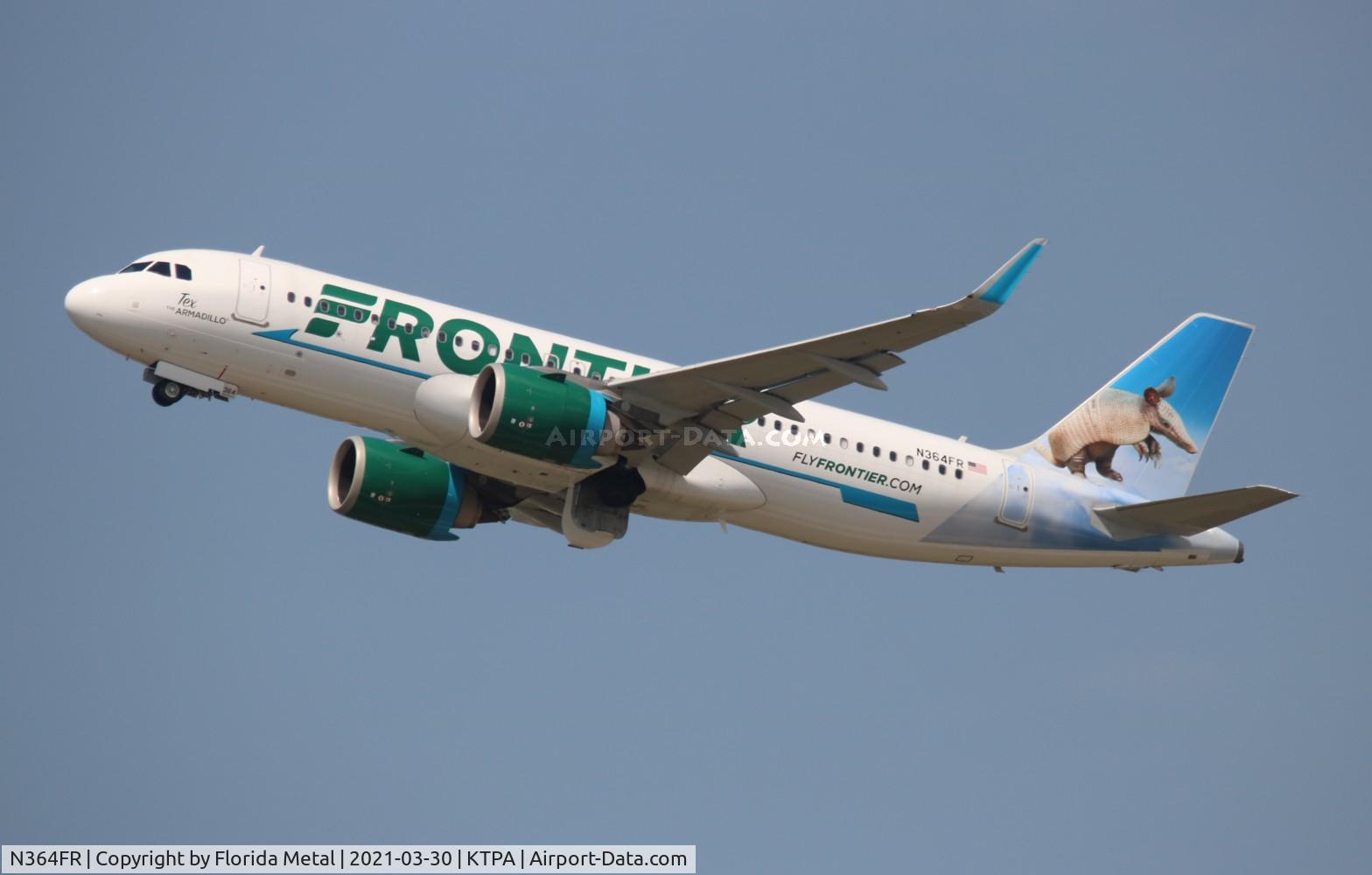 N364FR, 2019 Airbus A320-251NEO C/N 9271, FFT A32N Tex zx TPA-MMUN