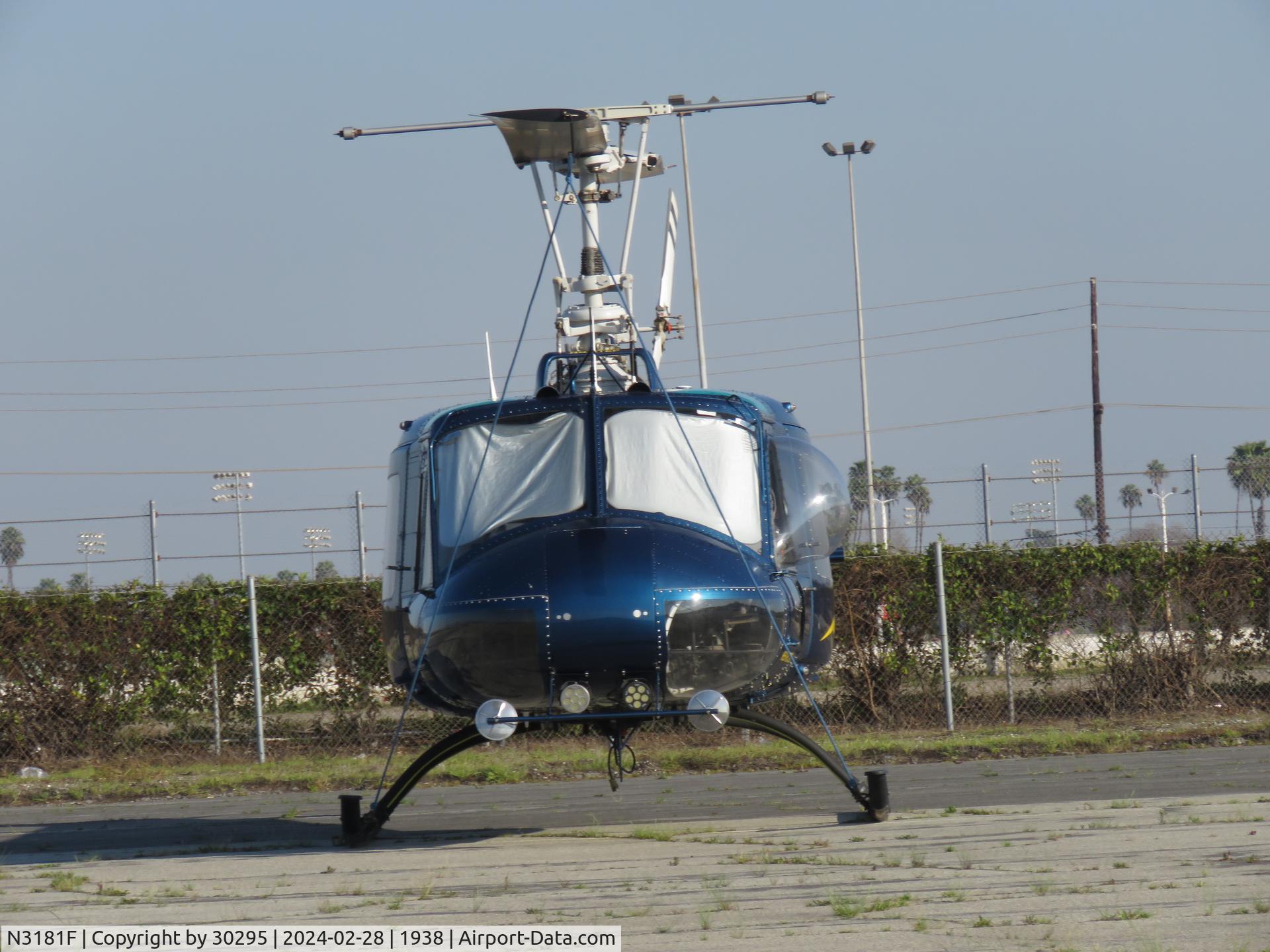 N3181F, 1964 Bell UH-1P Iroquois C/N 7036 (64-15486), Parked