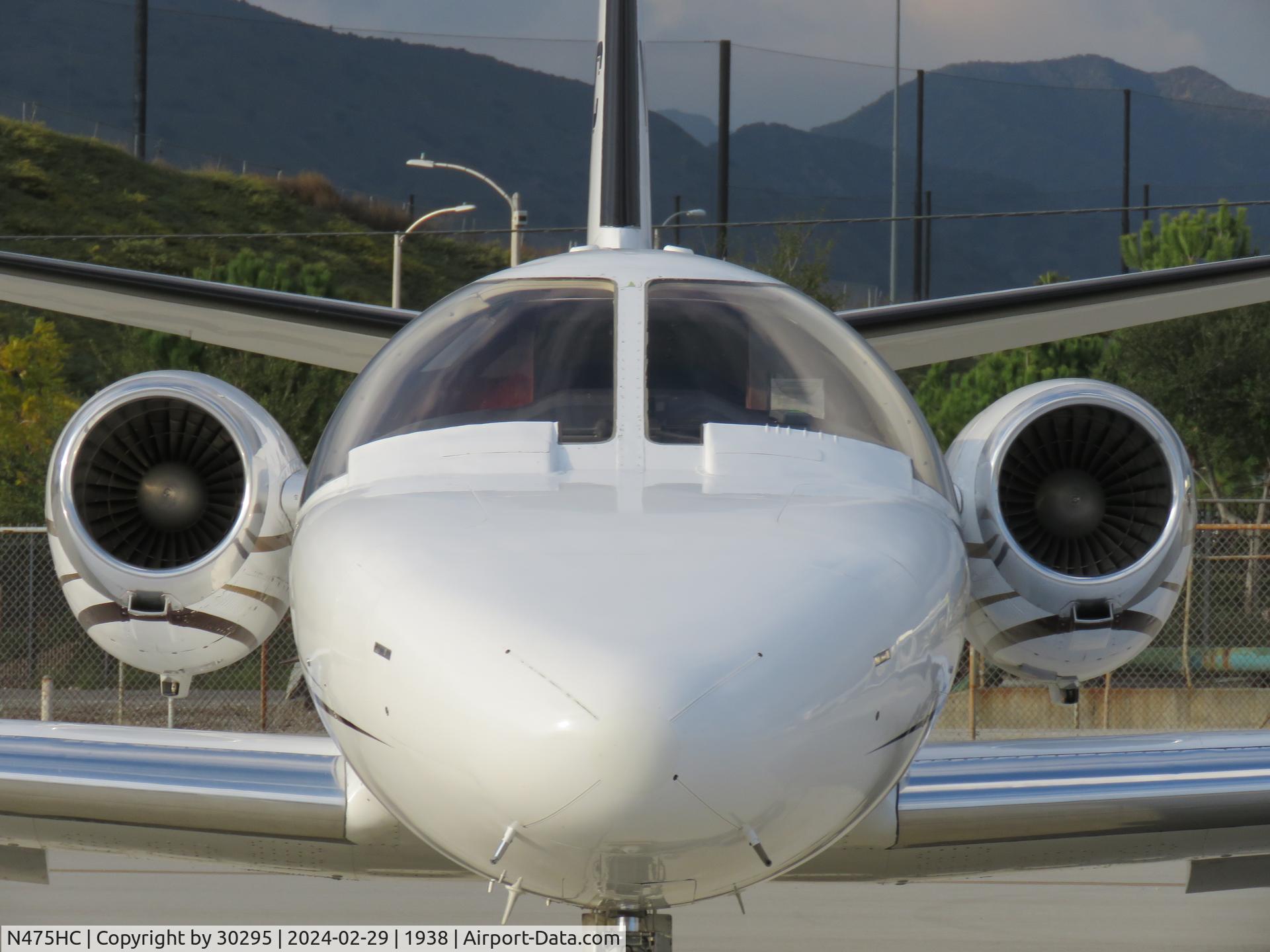 N475HC, 1983 Cessna 550 Citation II C/N 550-0475, 2 X P&W JT15D-4