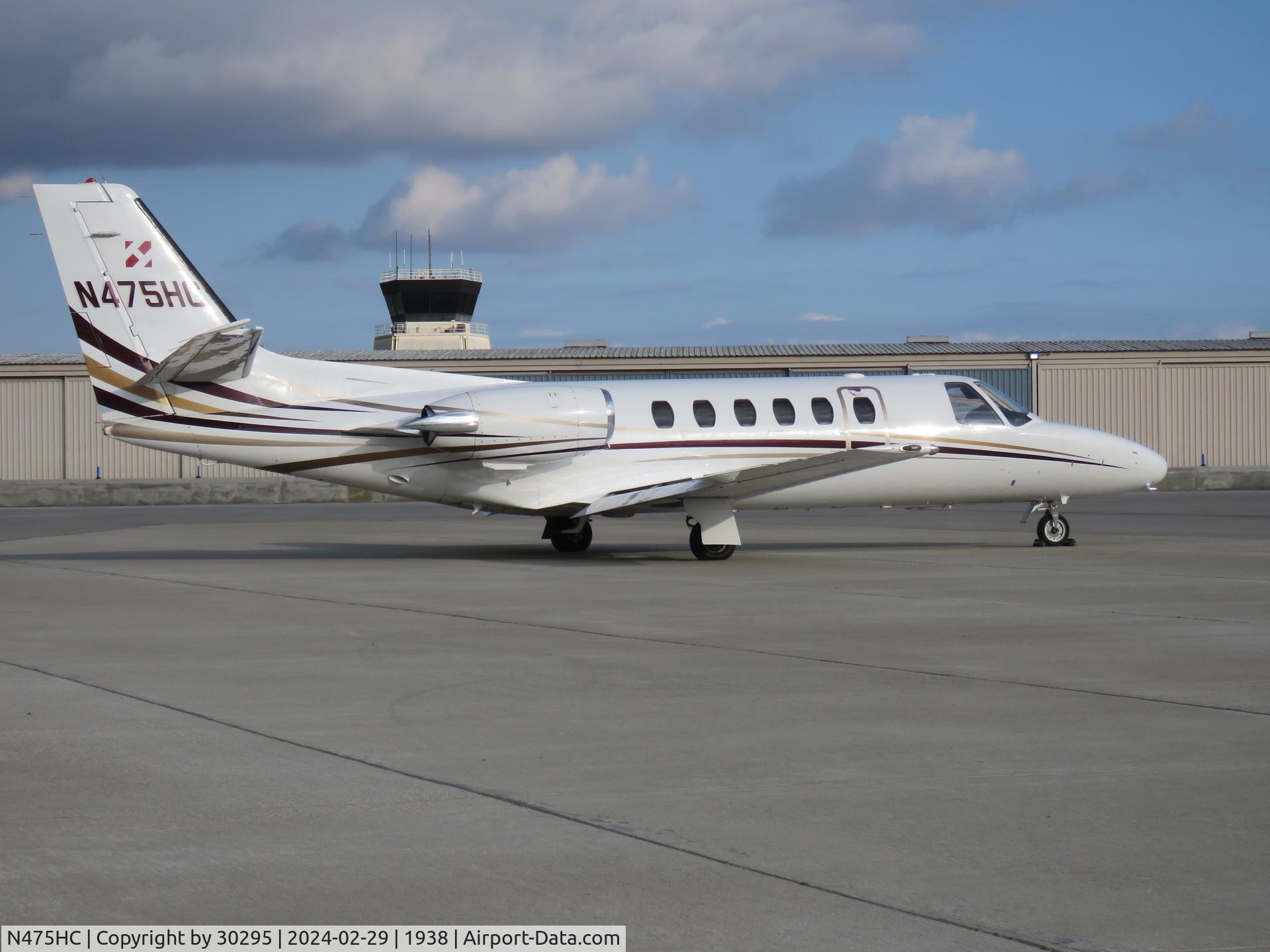 N475HC, 1983 Cessna 550 Citation II C/N 550-0475, Parked
