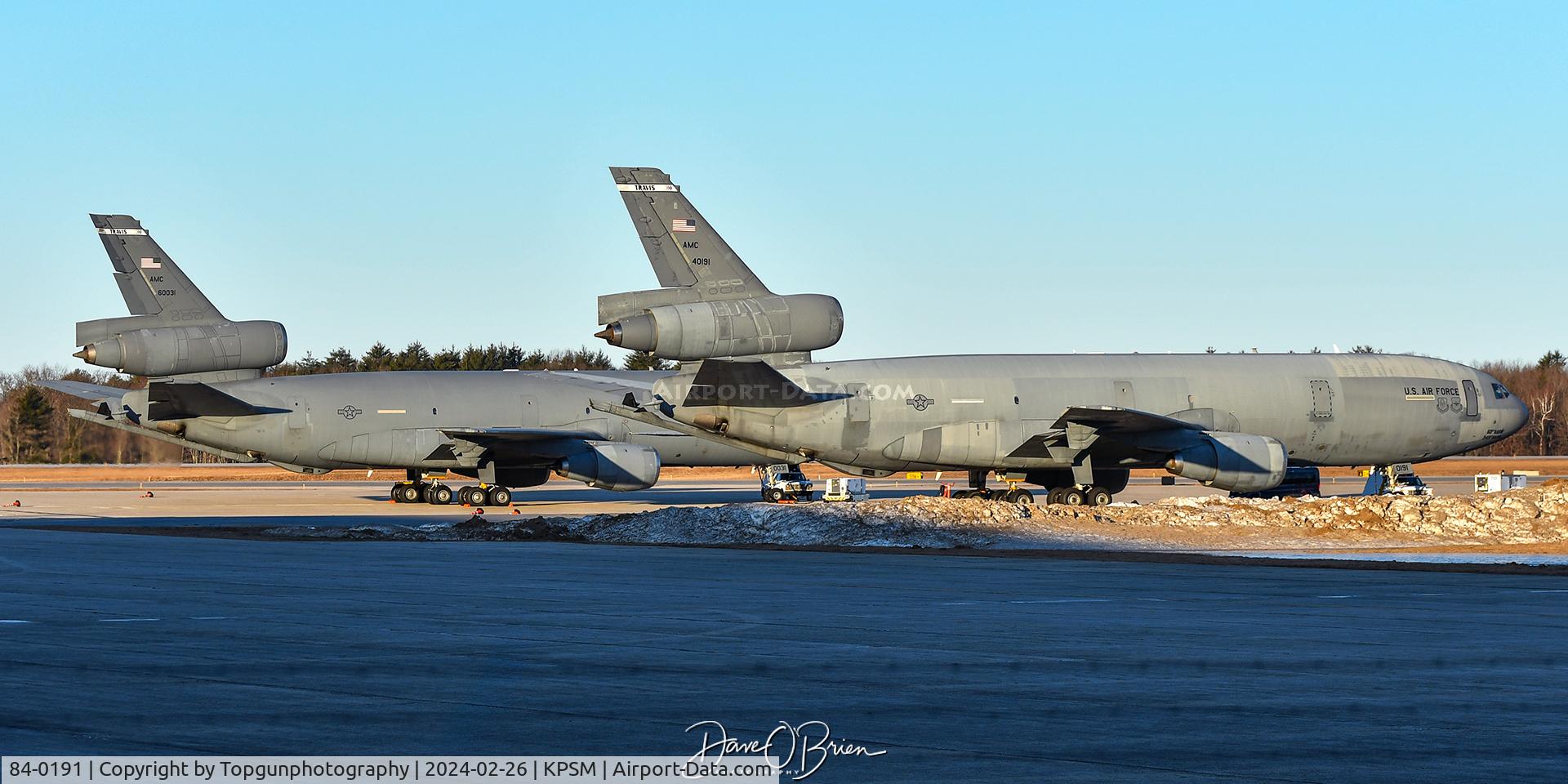 84-0191, 1984 McDonnell Douglas KC-10A Extender C/N 48230, ROMA31 84-0191 & ROMA41 86-0031