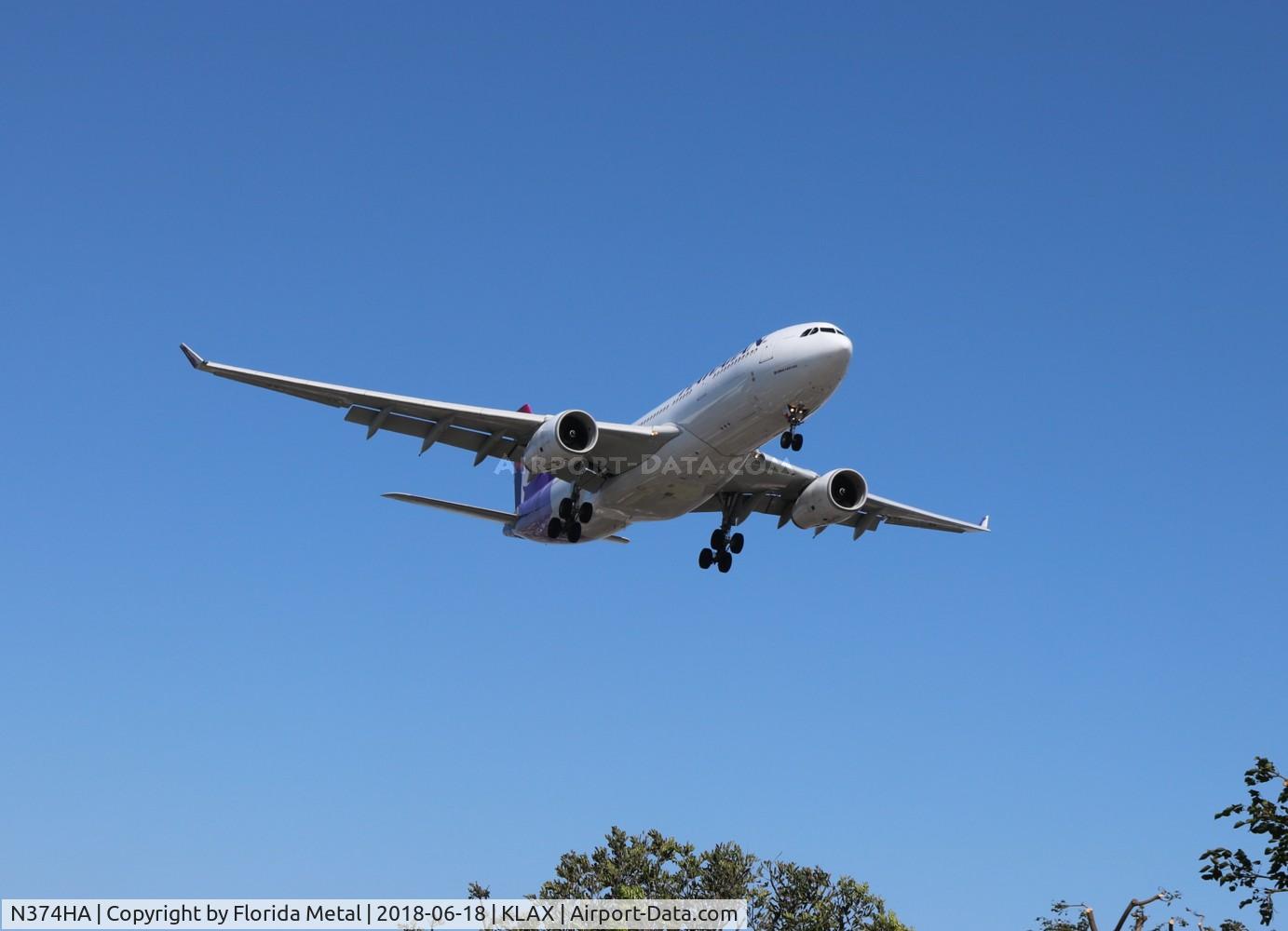 N374HA, 2014 Airbus A330-243 C/N 1565, HAL A332 zx HNL-LAX