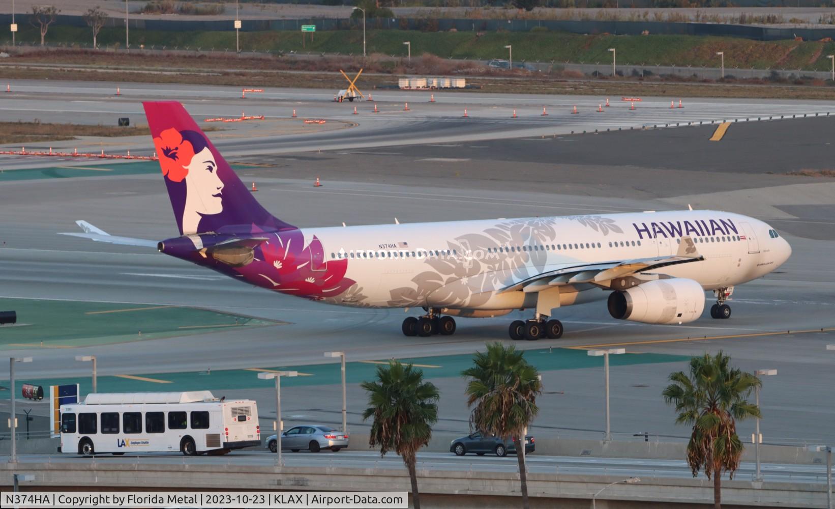 N374HA, 2014 Airbus A330-243 C/N 1565, HAL A332 zx LAX-HNL