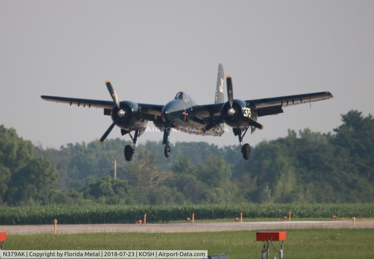 N379AK, Grumman F7F-3N Tigercat C/N 80375, OSH 18 zx