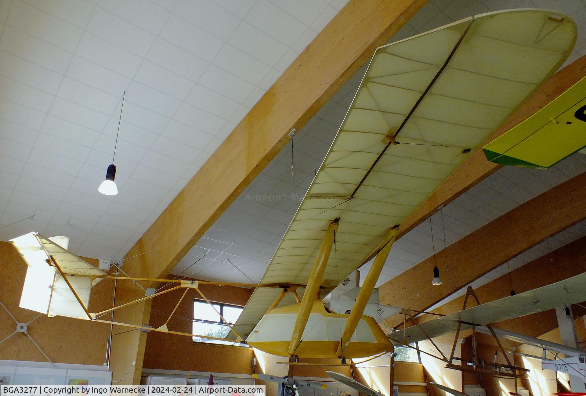 BGA3277, 1990 Jacobs Hols der Teufel C/N nil, Jacobs (M L Beach) Hol's der Teufel glider at the Deutsches Segelflugmuseum mit Modellflug (German Soaring Museum with Model Flight), Gersfeld Wasserkuppe