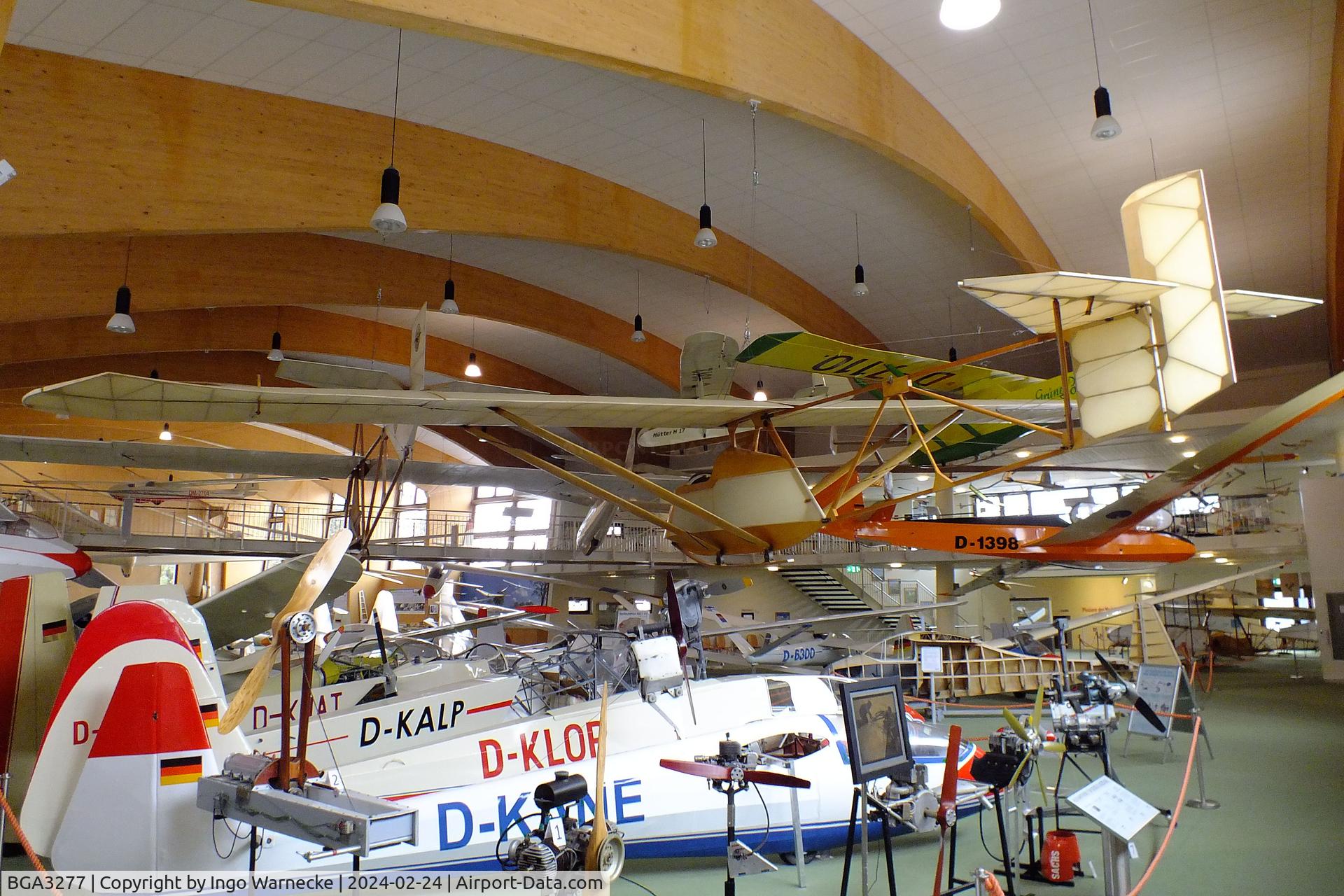 BGA3277, 1990 Jacobs Hols der Teufel C/N nil, Jacobs (M L Beach) Hol's der Teufel glider at the Deutsches Segelflugmuseum mit Modellflug (German Soaring Museum with Model Flight), Gersfeld Wasserkuppe