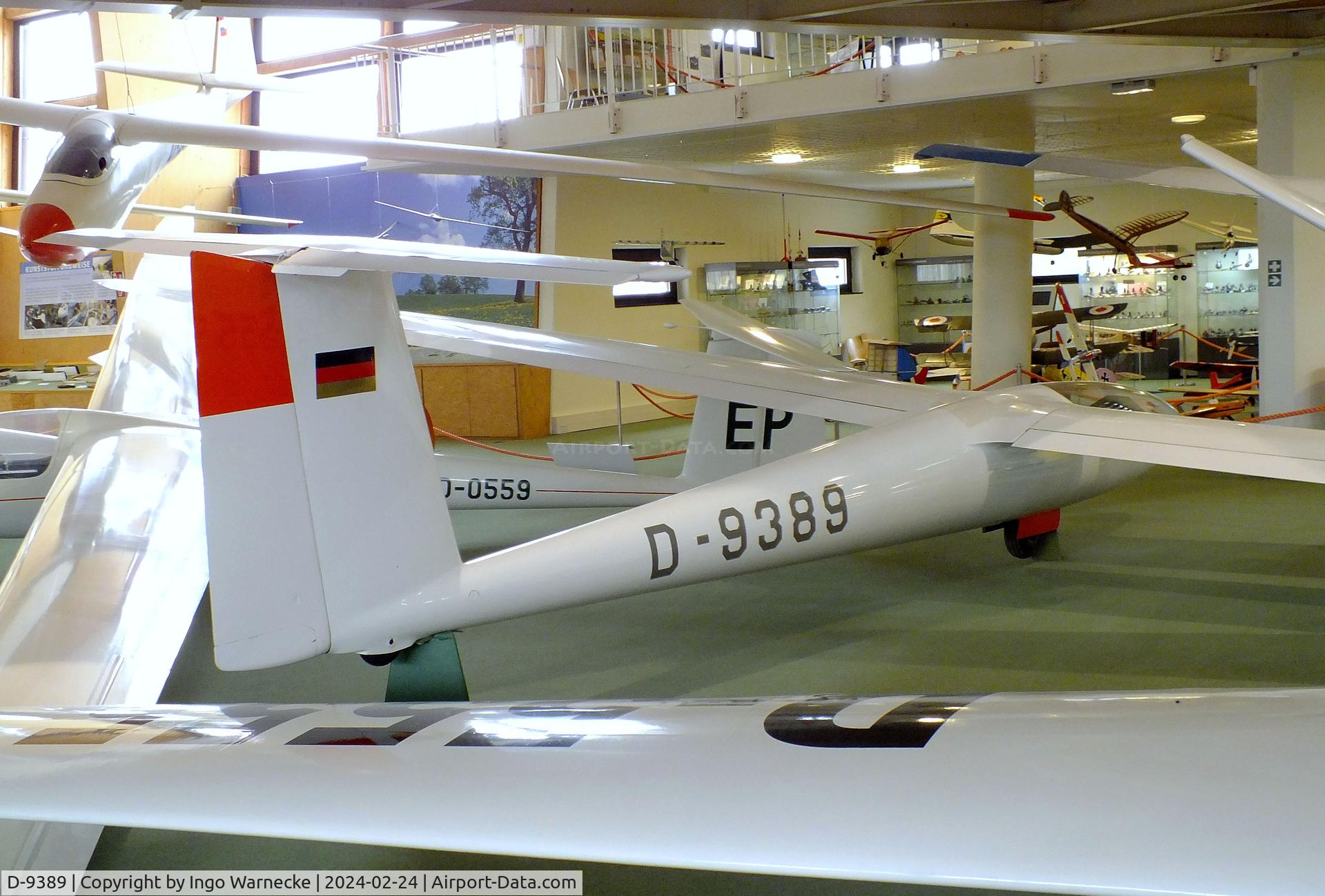 D-9389, 1966 Glasflugel BS-1 C/N 3, Glasflügel BS-1 at the Deutsches Segelflugmuseum mit Modellflug (German Soaring Museum with Model Flight), Gersfeld Wasserkuppe
