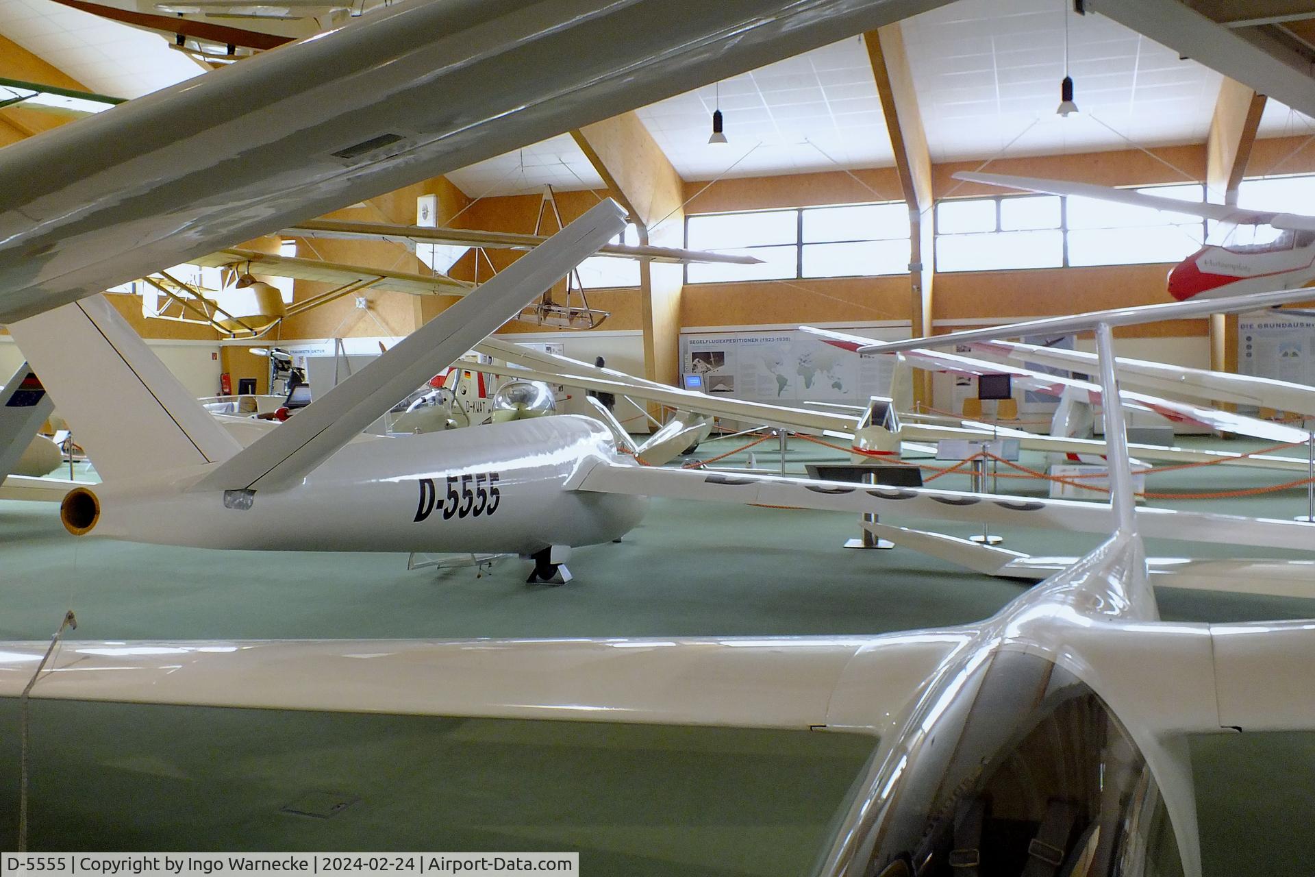 D-5555, 1955 Haase-Kensche-Schmetz HKS-1 C/N V2, Haase-Kensche-Schmetz HKS-1 at the Deutsches Segelflugmuseum mit Modellflug (German Soaring Museum with Model Flight), Gersfeld Wasserkuppe