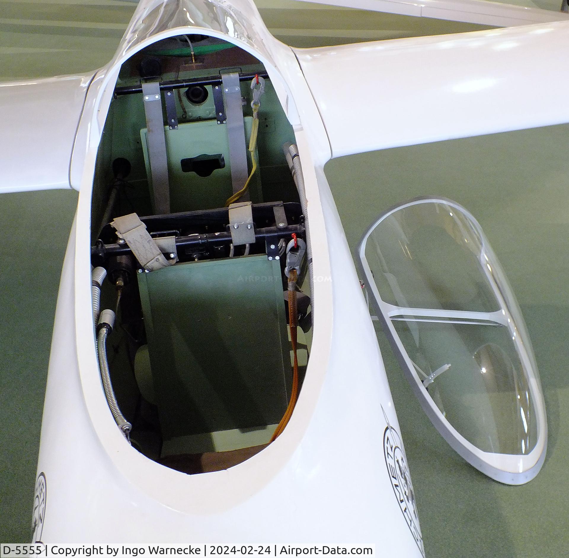 D-5555, 1955 Haase-Kensche-Schmetz HKS-1 C/N V2, Haase-Kensche-Schmetz HKS-1 at the Deutsches Segelflugmuseum mit Modellflug (German Soaring Museum with Model Flight), Gersfeld Wasserkuppe #c