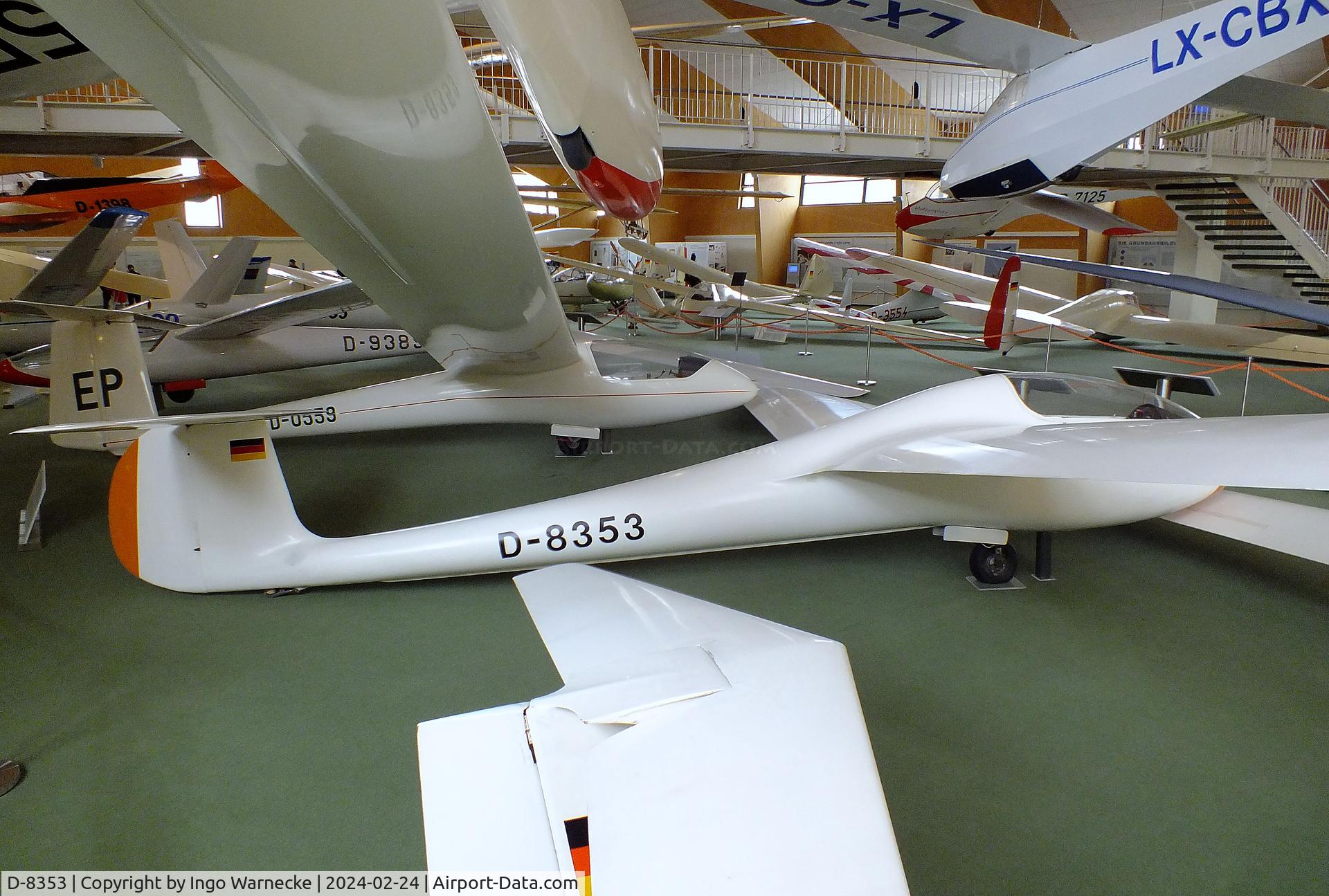 D-8353, 1960 Bolkow FS-24 Phonix T C/N 402, Bölkow FS-24 Phönix TO at the Deutsches Segelflugmuseum mit Modellflug (German Soaring Museum with Model Flight), Gersfeld Wasserkuppe