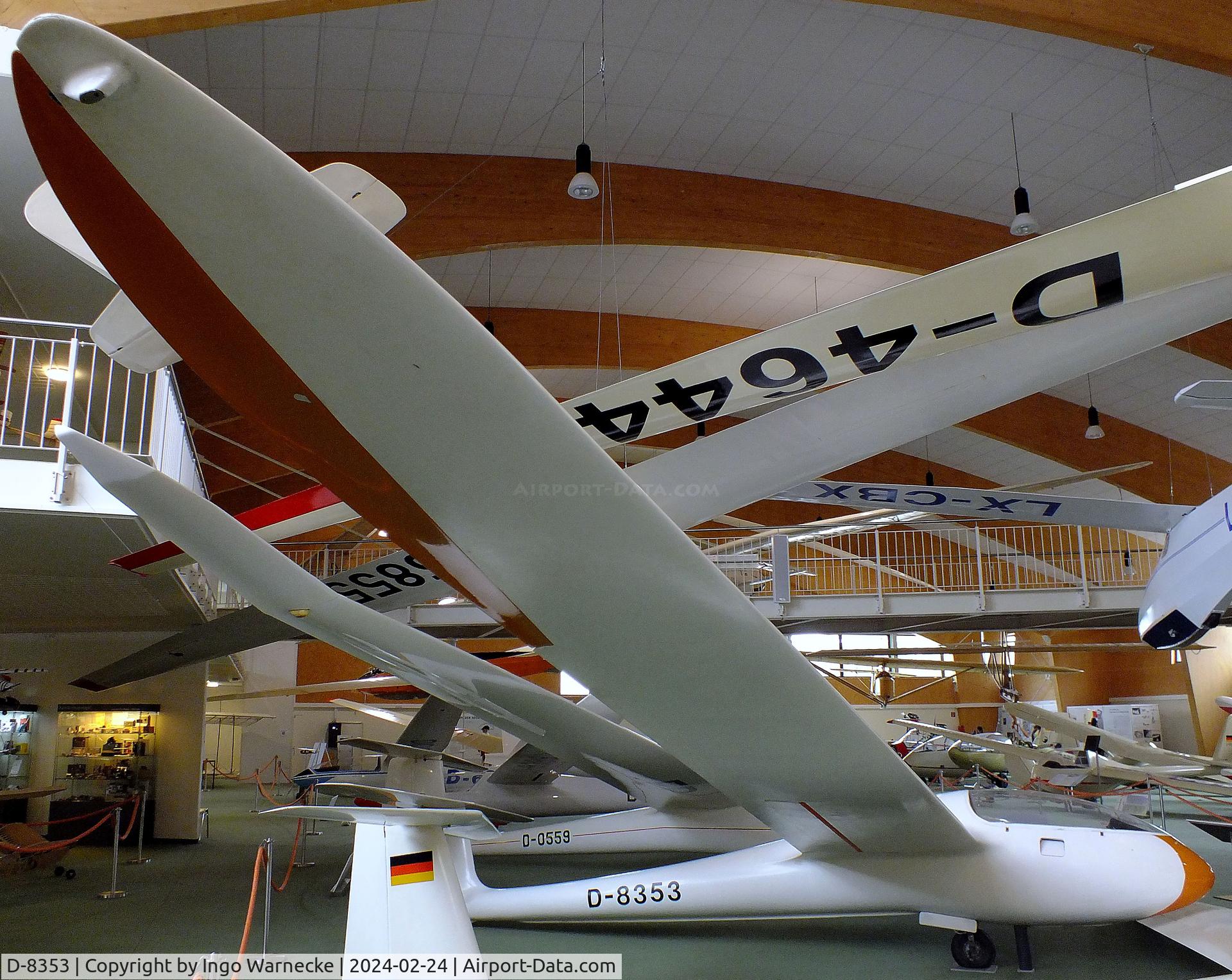 D-8353, 1960 Bolkow FS-24 Phonix T C/N 402, Bölkow FS-24 Phönix TO at the Deutsches Segelflugmuseum mit Modellflug (German Soaring Museum with Model Flight), Gersfeld Wasserkuppe