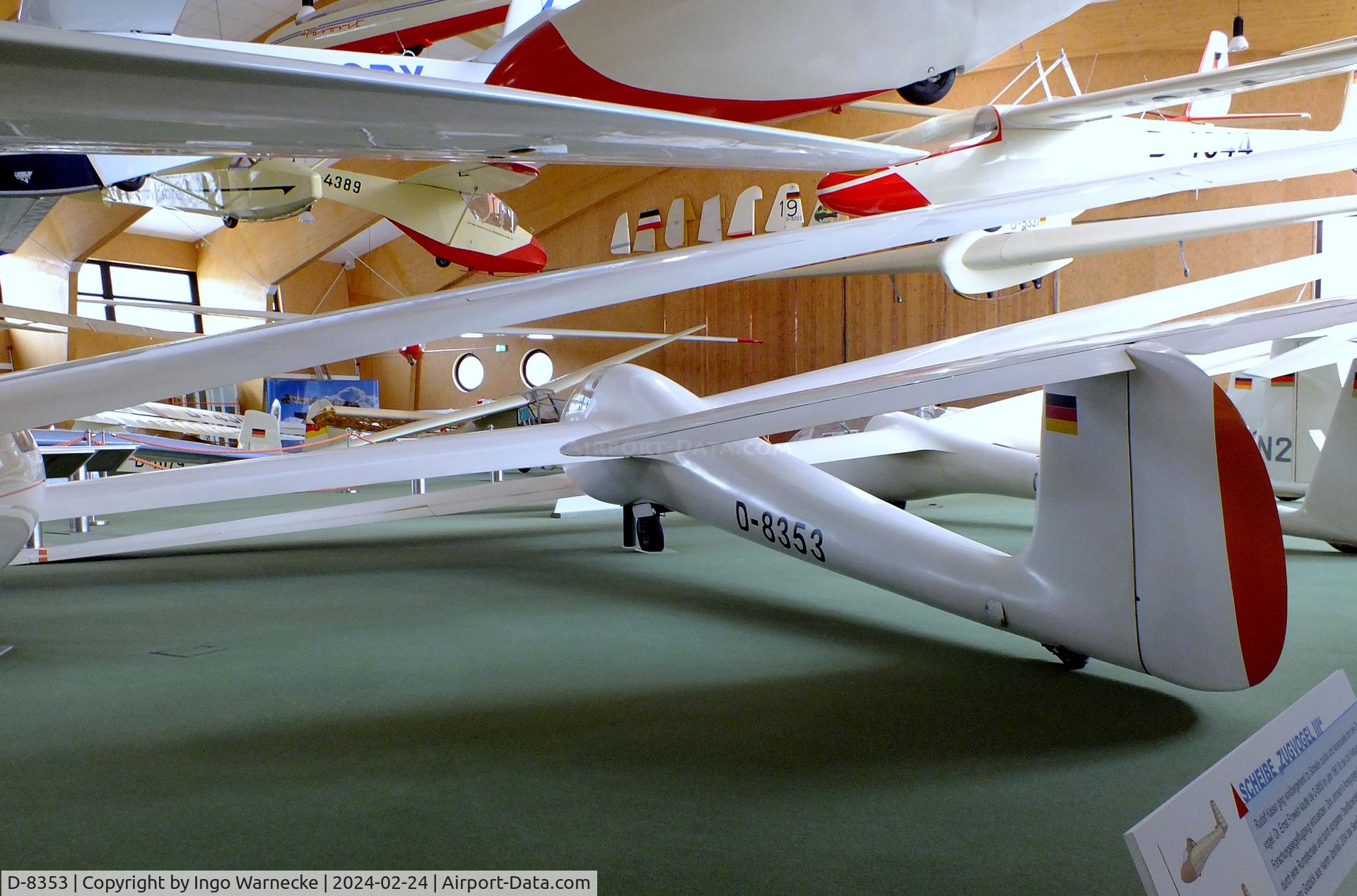 D-8353, 1960 Bolkow FS-24 Phonix T C/N 402, Bölkow FS-24 Phönix TO at the Deutsches Segelflugmuseum mit Modellflug (German Soaring Museum with Model Flight), Gersfeld Wasserkuppe