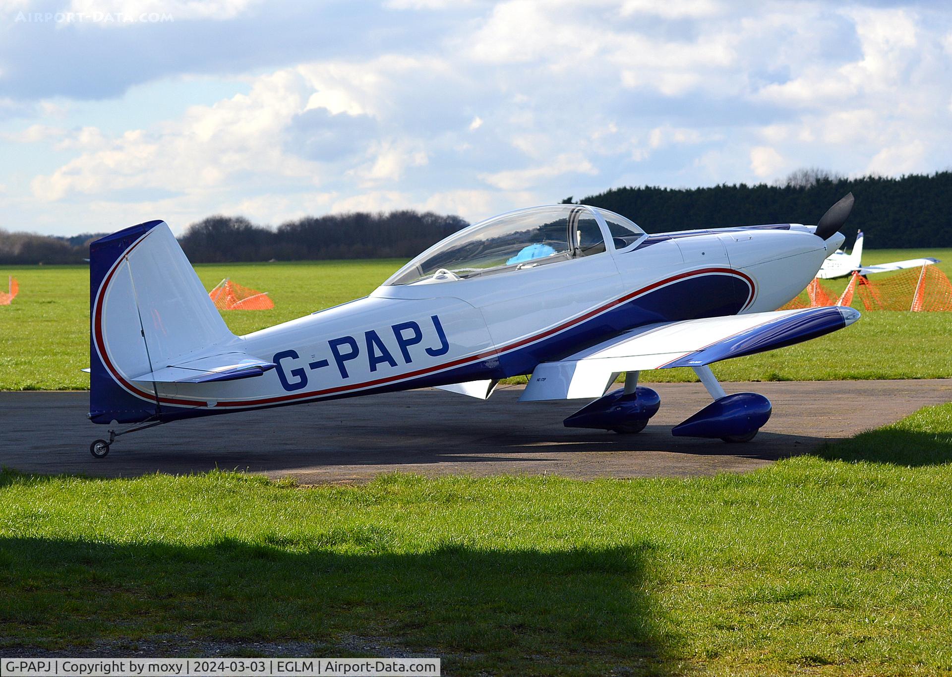 G-PAPJ, 2018 Vans RV-8 C/N LAA 303-15240, Vans RV-8 at White Waltham.