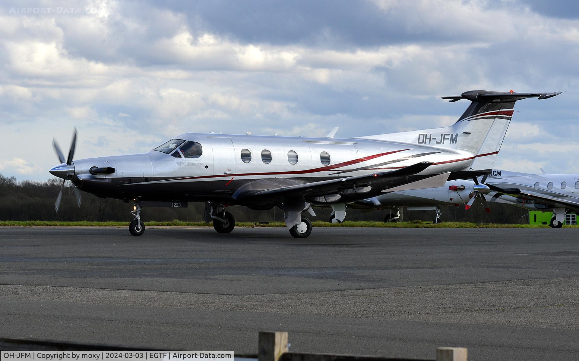 OH-JFM, 2010 Pilatus PC-12/47E C/N 1223, Pilatus PC12/47NG at Fairoaks.