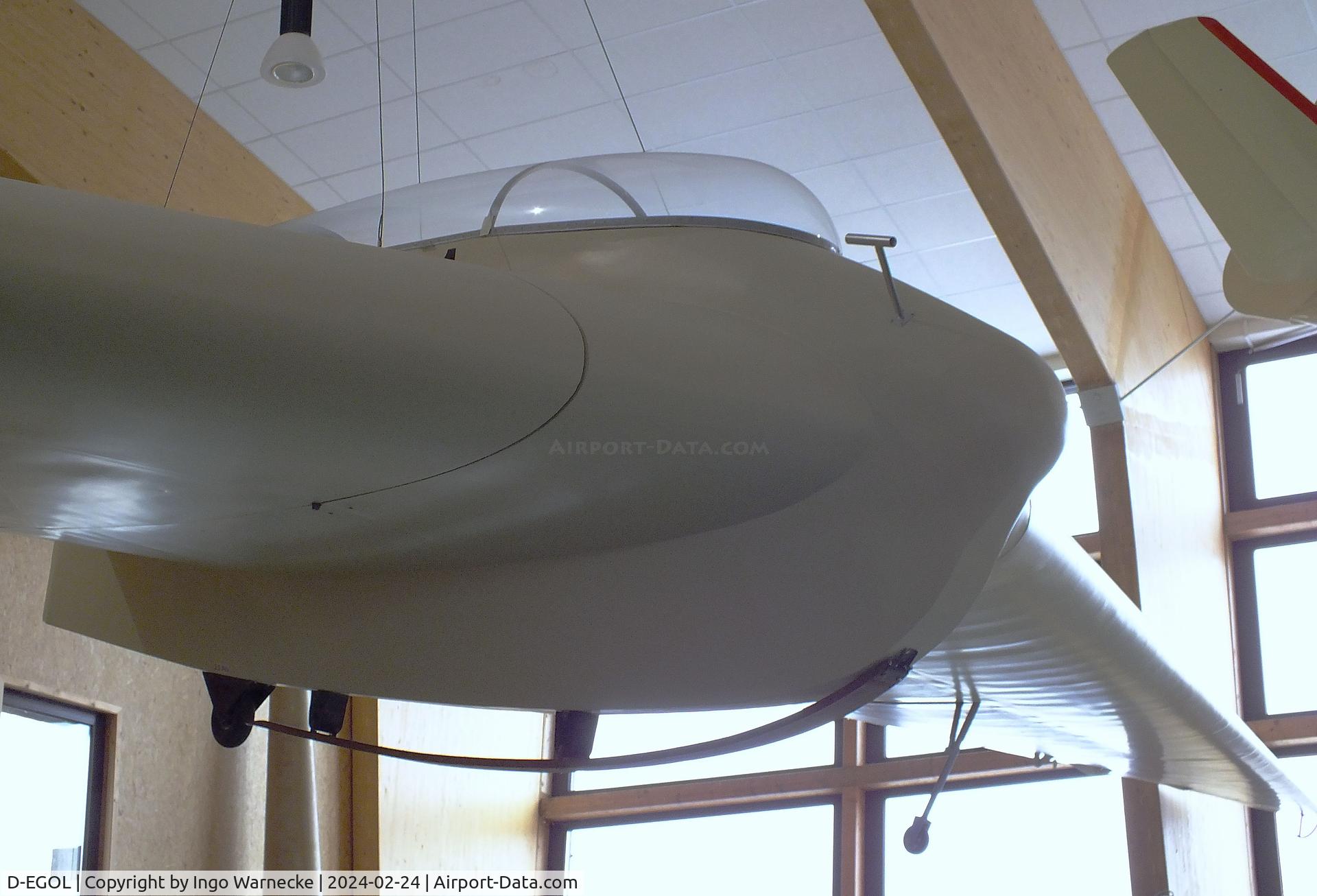 D-EGOL, 1955 Horten Ho 33 C/N 2, Horten (Pützer) Ho 33V-2, originally built with engine, converted back to 1954 Ho 33V-1 'D-5331' glider configuration by museum, at the Deutsches Segelflugmuseum mit Modellflug (German Soaring Museum with Model Flight), Gersfeld Wasserkuppe