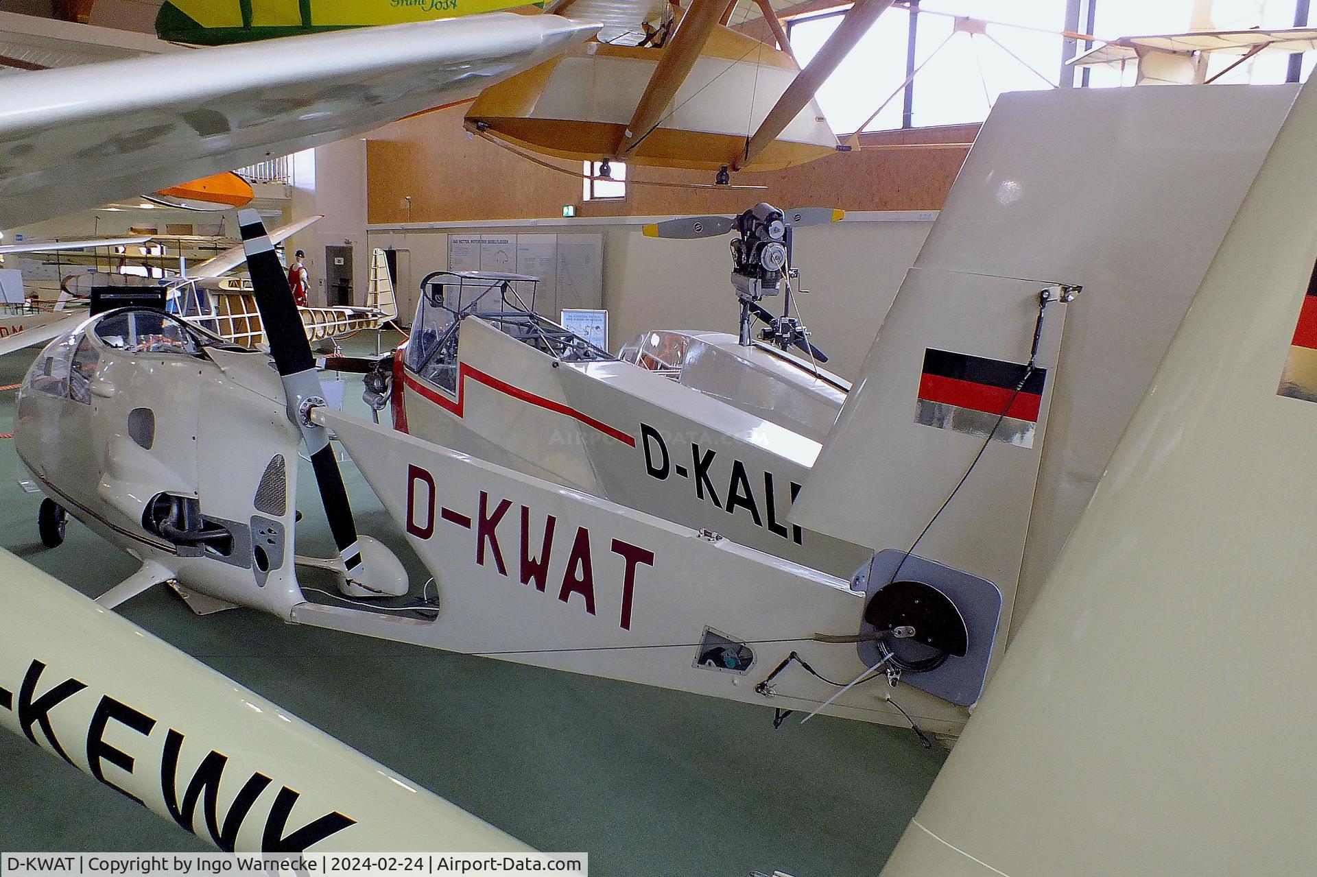 D-KWAT, 1992 Watzlawek M-76 C/N 01, Watzlawek M-76 (wings/tailplane dismounted) at the Deutsches Segelflugmuseum mit Modellflug (German Soaring Museum with Model Flight), Gersfeld Wasserkuppe