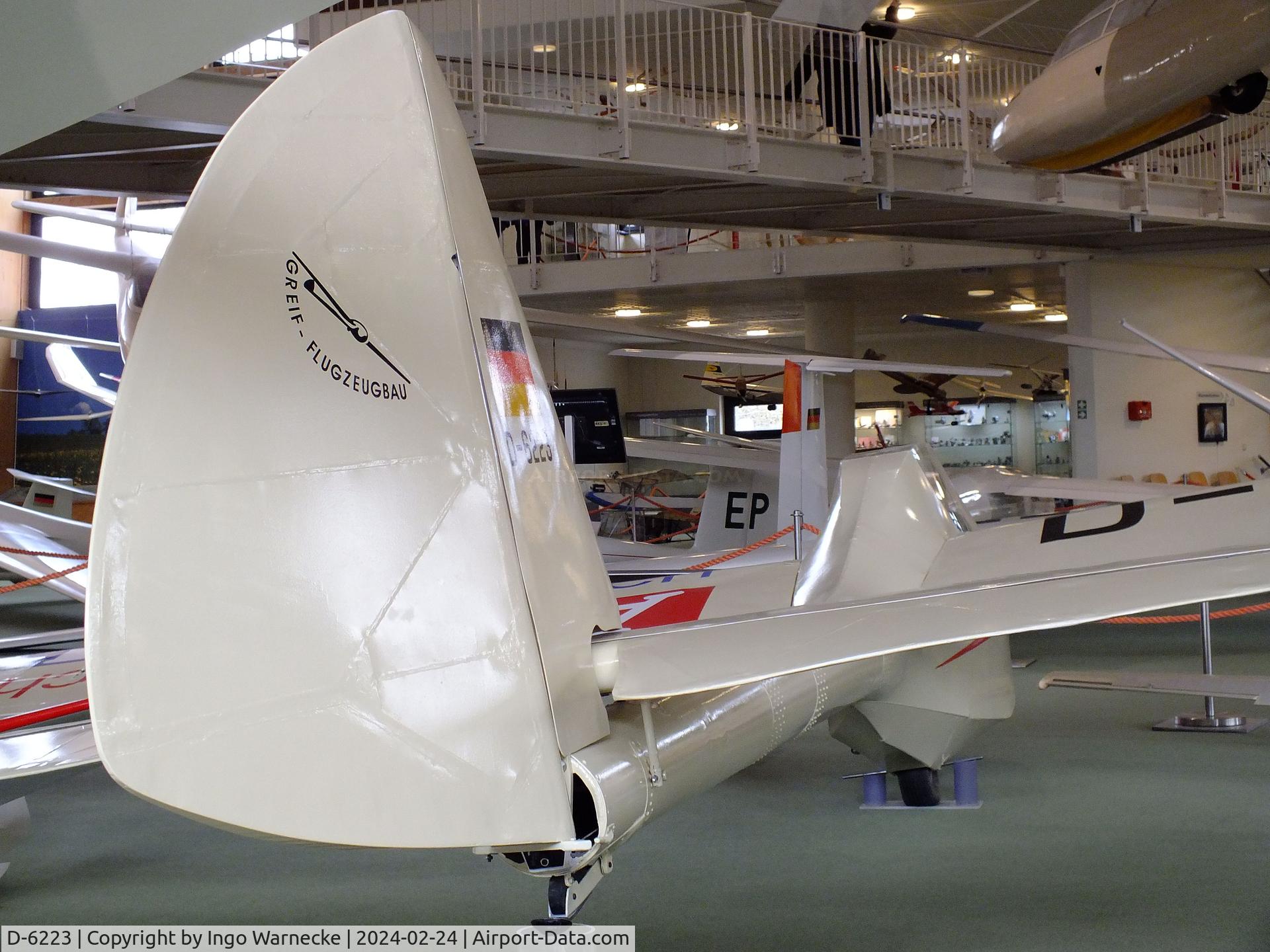 D-6223, 1955 Greif-Flugzeugbau Greif I C/N not found_D-6223, Greif-Flugzeugbau Greif I at the Deutsches Segelflugmuseum mit Modellflug (German Soaring Museum with Model Flight), Gersfeld Wasserkuppe
