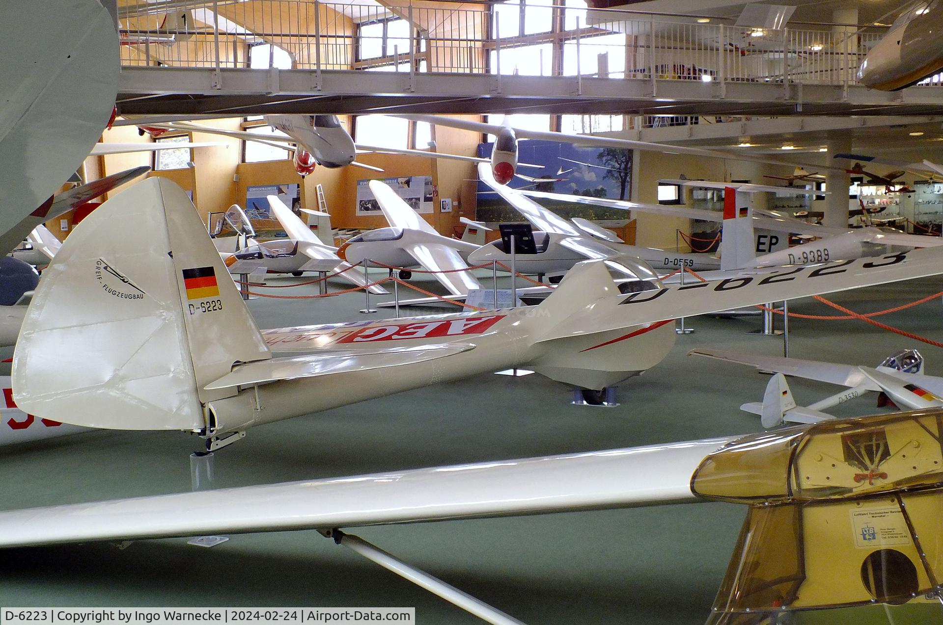 D-6223, 1955 Greif-Flugzeugbau Greif I C/N not found_D-6223, Greif-Flugzeugbau Greif I at the Deutsches Segelflugmuseum mit Modellflug (German Soaring Museum with Model Flight), Gersfeld Wasserkuppe
