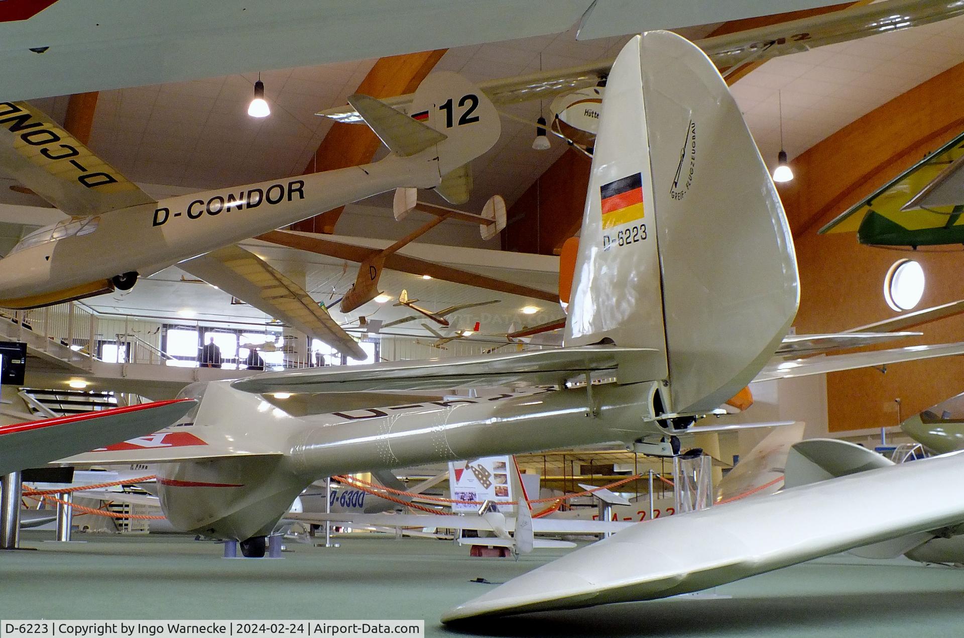 D-6223, 1955 Greif-Flugzeugbau Greif I C/N not found_D-6223, Greif-Flugzeugbau Greif I at the Deutsches Segelflugmuseum mit Modellflug (German Soaring Museum with Model Flight), Gersfeld Wasserkuppe