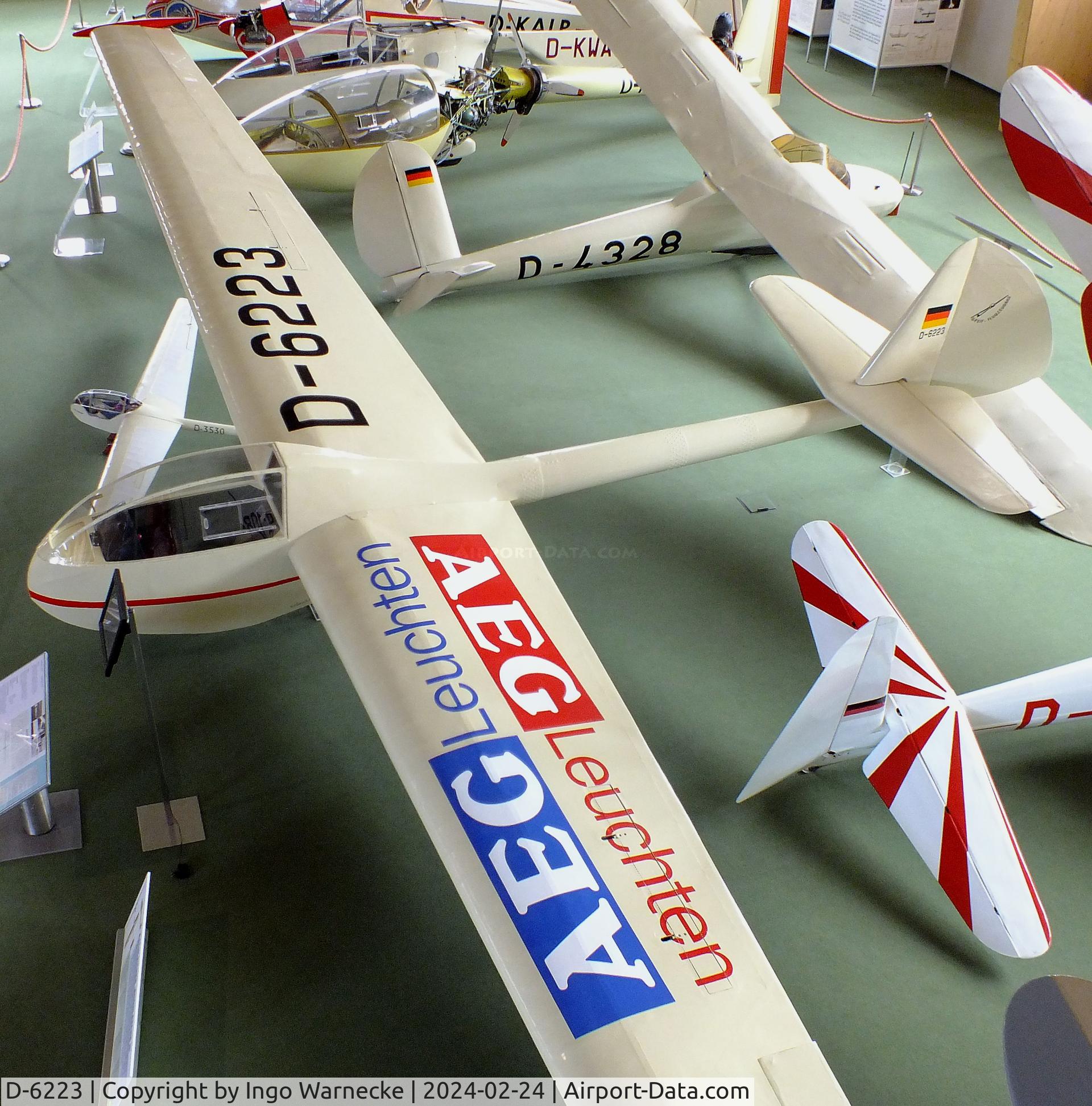 D-6223, 1955 Greif-Flugzeugbau Greif I C/N not found_D-6223, Greif-Flugzeugbau Greif I at the Deutsches Segelflugmuseum mit Modellflug (German Soaring Museum with Model Flight), Gersfeld Wasserkuppe