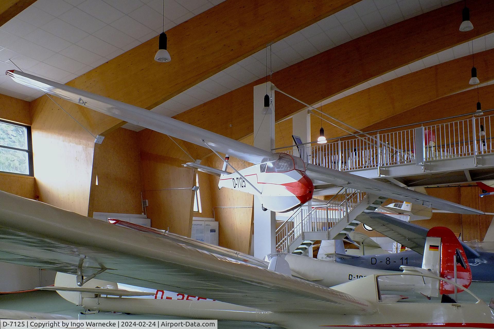D-7125, Schleicher Ka-4 Rhonlerche II C/N 3005, Schleicher Ka 4 Rhönlerche II at the Deutsches Segelflugmuseum mit Modellflug (German Soaring Museum with Model Flight), Gersfeld Wasserkuppe