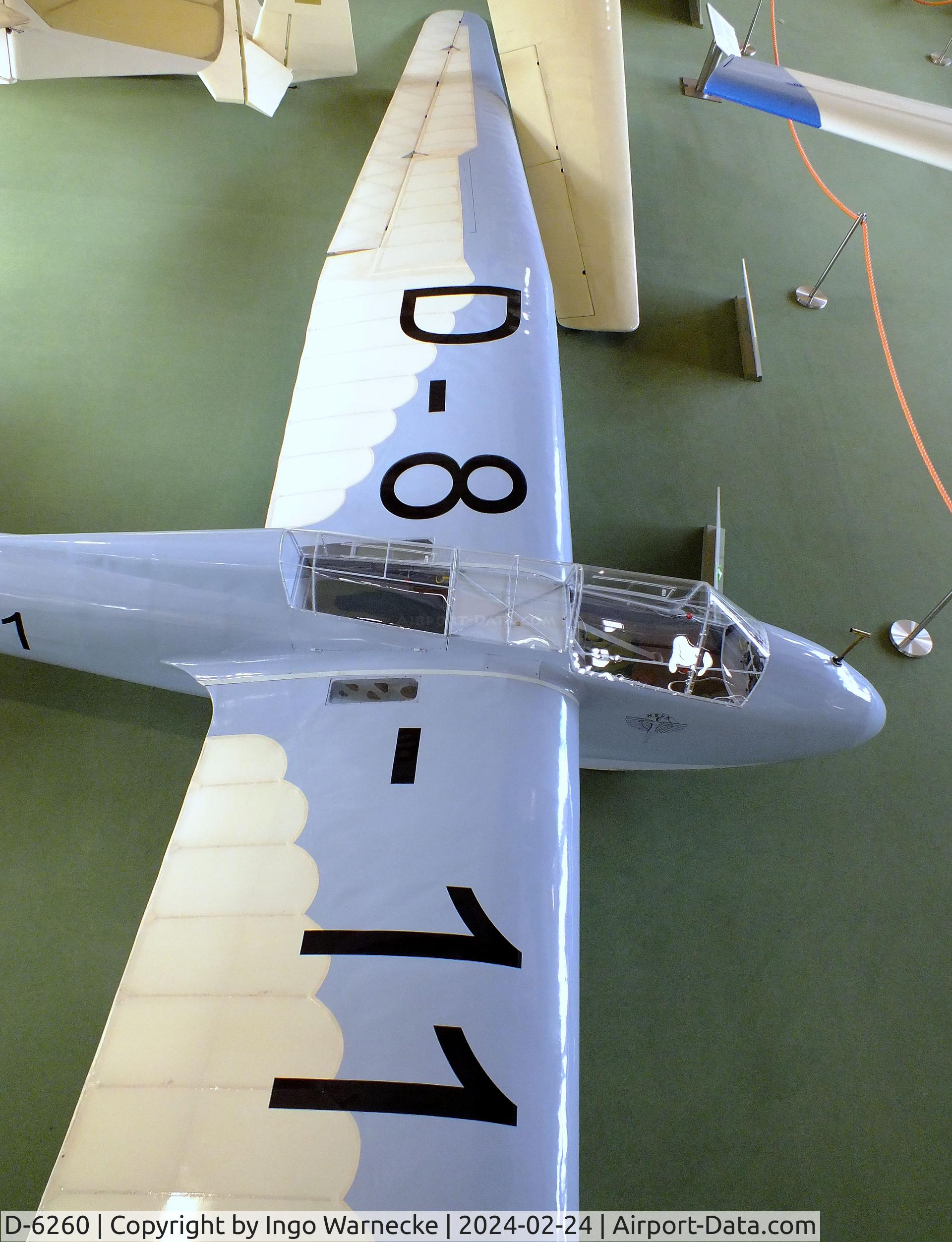 D-6260, 1943 DFS Kranich II C/N 1135, DFS / Jacobs (Mraz) Kranich II at the Deutsches Segelflugmuseum mit Modellflug (German Soaring Museum with Model Flight), Gersfeld Wasserkuppe
