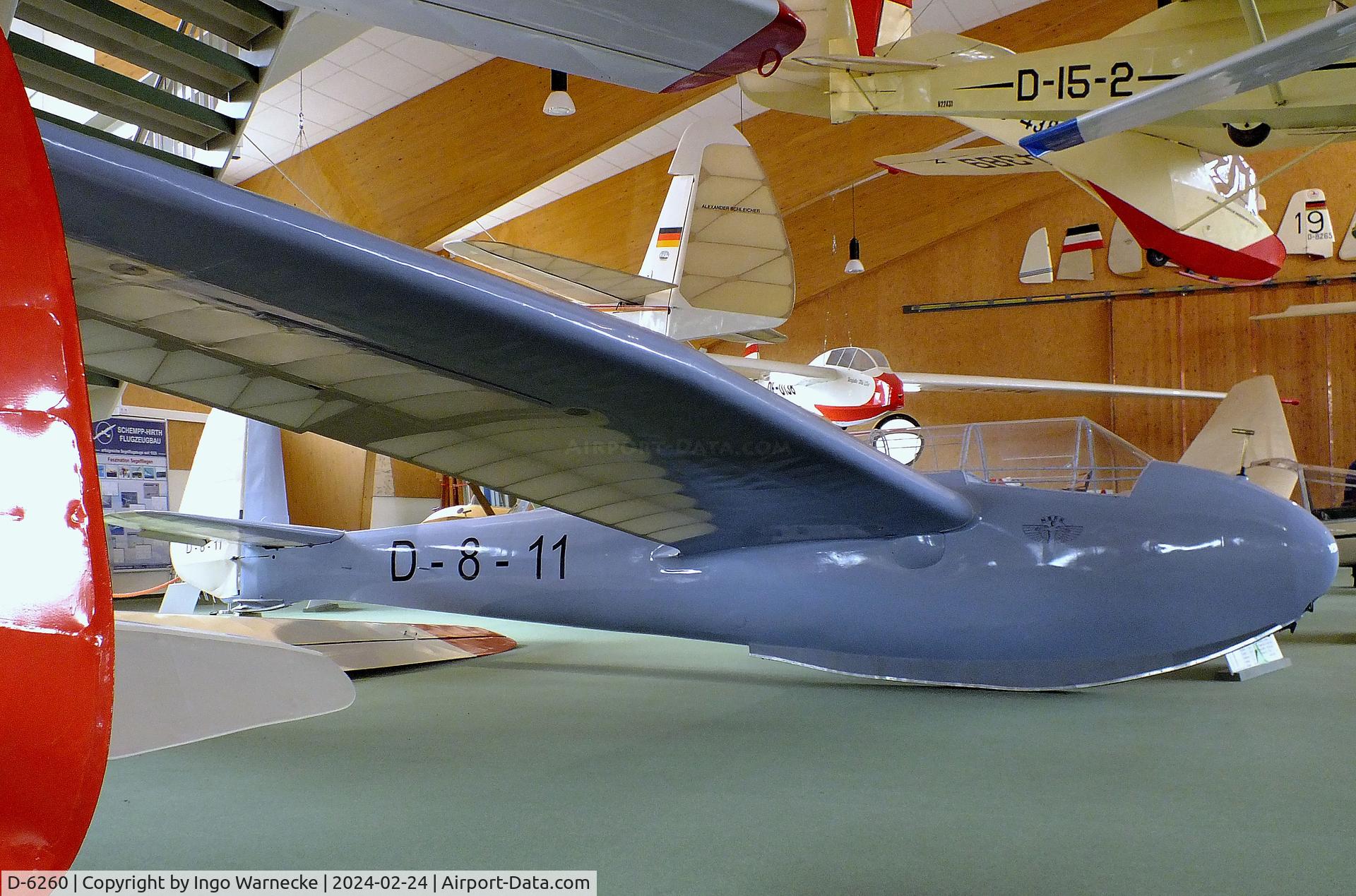 D-6260, 1943 DFS Kranich II C/N 1135, DFS / Jacobs (Mraz) Kranich II at the Deutsches Segelflugmuseum mit Modellflug (German Soaring Museum with Model Flight), Gersfeld Wasserkuppe