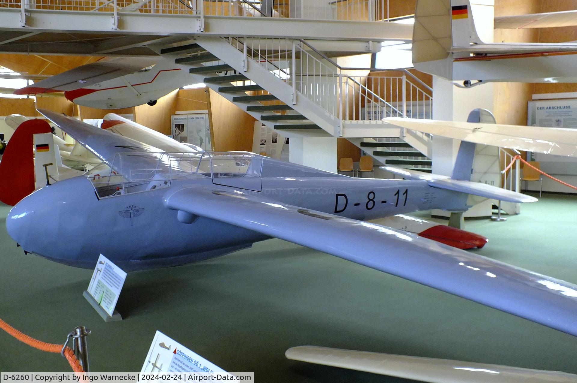 D-6260, 1943 DFS Kranich II C/N 1135, DFS / Jacobs (Mraz) Kranich II at the Deutsches Segelflugmuseum mit Modellflug (German Soaring Museum with Model Flight), Gersfeld Wasserkuppe