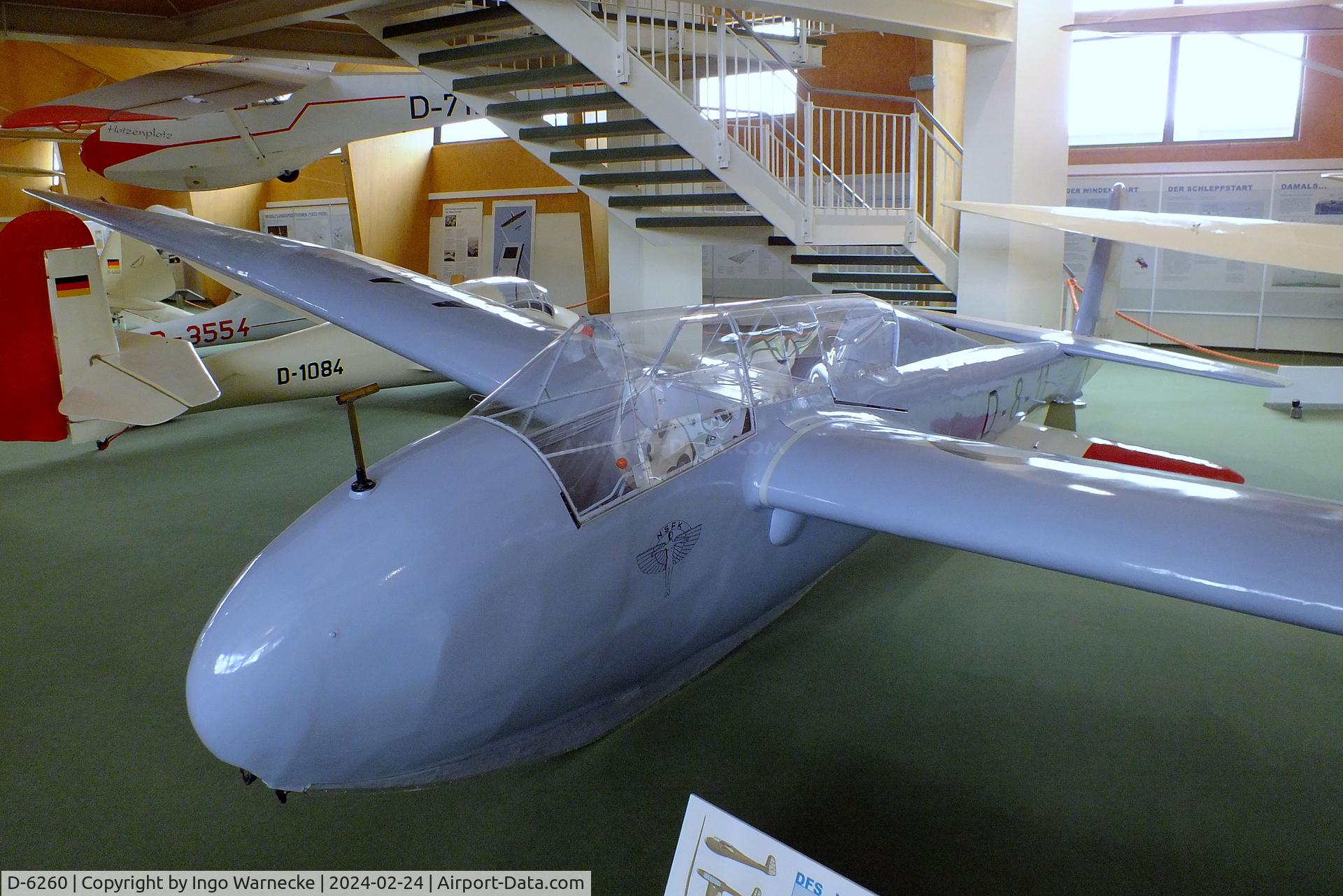 D-6260, 1943 DFS Kranich II C/N 1135, DFS / Jacobs (Mraz) Kranich II at the Deutsches Segelflugmuseum mit Modellflug (German Soaring Museum with Model Flight), Gersfeld Wasserkuppe