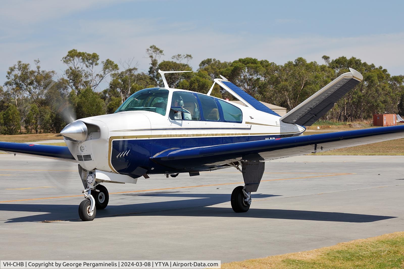 VH-CHB, 1964 Beech S35 Bonanza Bonanza C/N D-7583, Returning from a local flight.