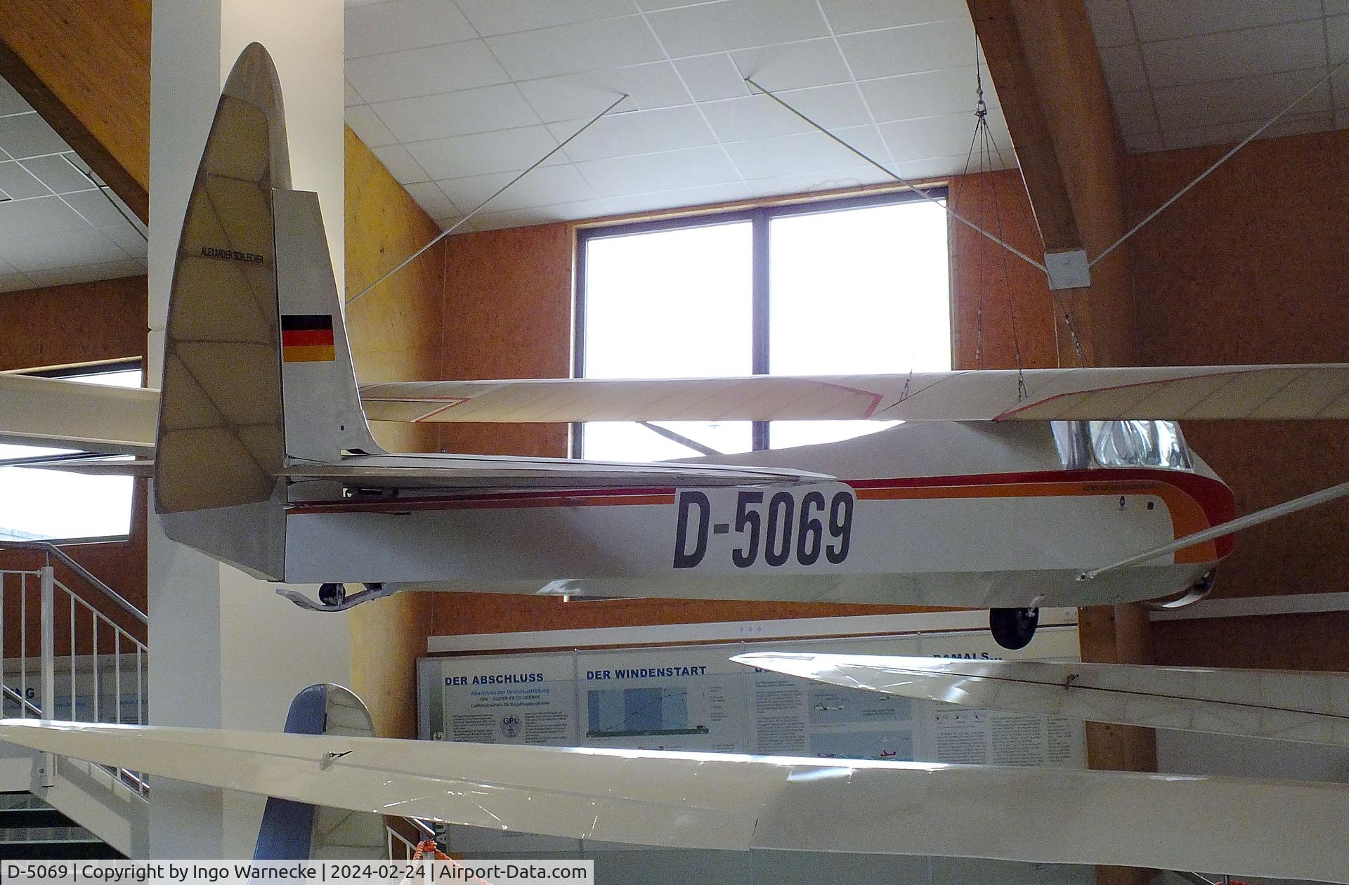 D-5069, 1952 Schneider ES-49 C/N 15/52, Schneider ES-49 at the Deutsches Segelflugmuseum mit Modellflug (German Soaring Museum with Model Flight), Gersfeld Wasserkuppe