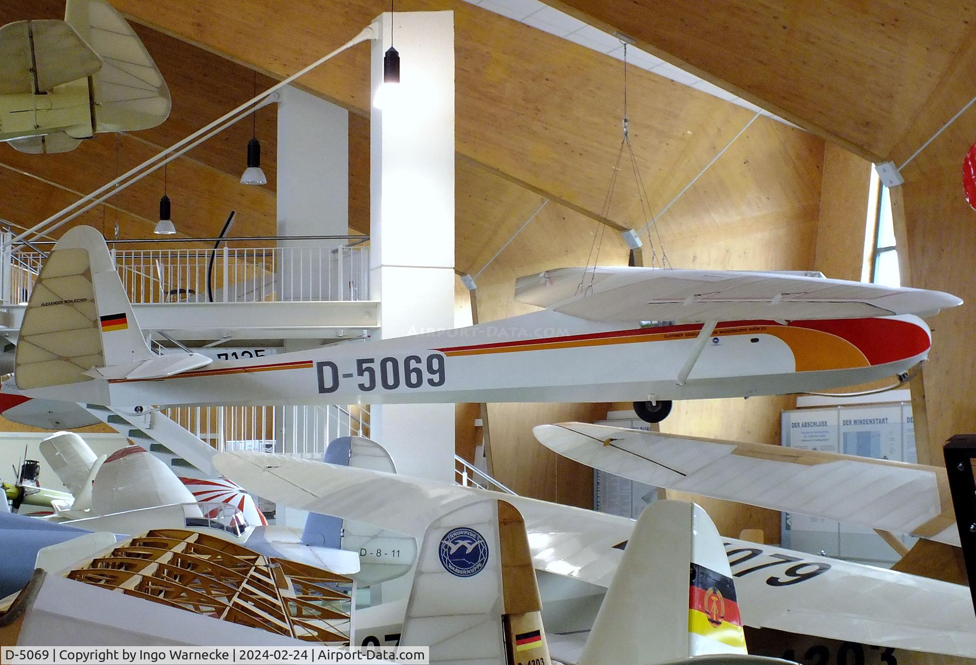 D-5069, 1952 Schneider ES-49 C/N 15/52, Schneider ES-49 at the Deutsches Segelflugmuseum mit Modellflug (German Soaring Museum with Model Flight), Gersfeld Wasserkuppe