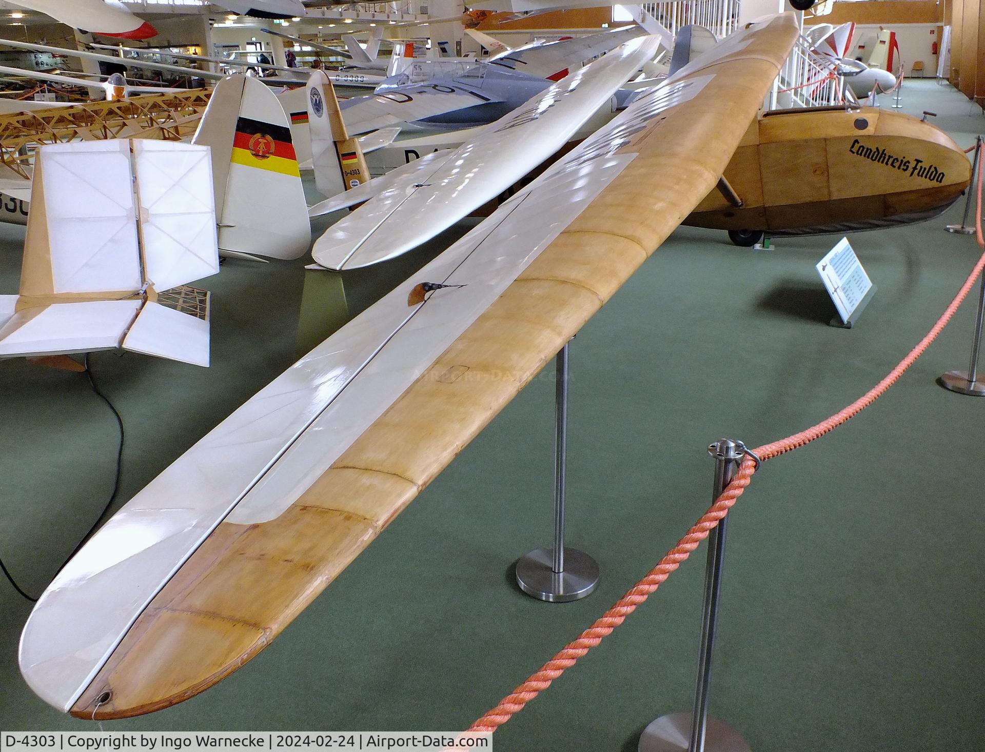 D-4303, 1951 Schneider Grunau Baby III C/N 5/51, Schneider Grunau Baby III at the Deutsches Segelflugmuseum mit Modellflug (German Soaring Museum with Model Flight), Gersfeld Wasserkuppe