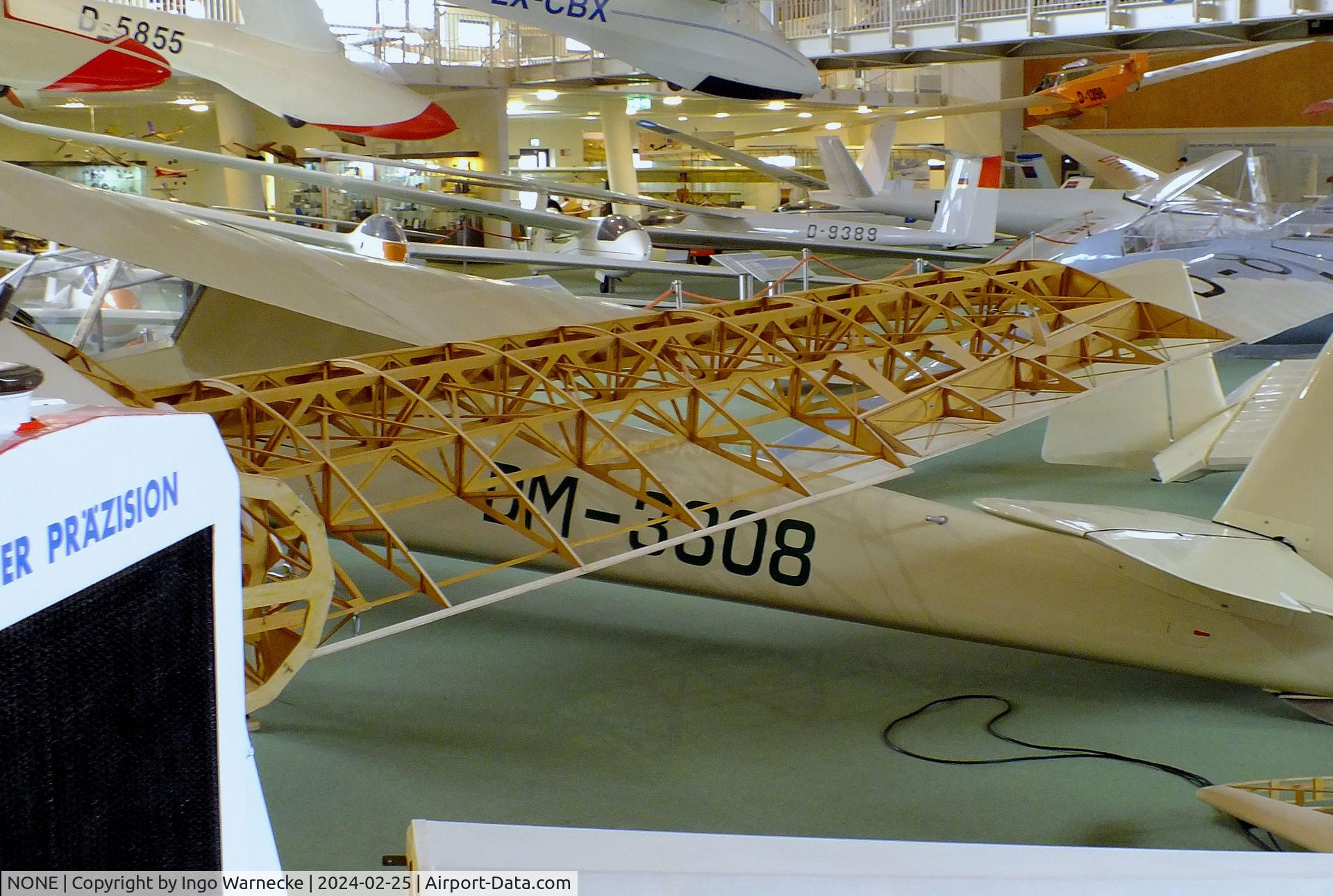 NONE, 2013 Flugwissenschaftliche Vereinigung Aachen FVA-2 Blaue Maus replica C/N nil, Flugwissenschaftliche Vereinigung Aachen FVA-2 Blaue Maus replica (tail detached, starboard side minus skin) at the Deutsches Segelflugmuseum mit Modellflug (German Soaring Museum with Model Flight), Gersfeld Wasserkuppe