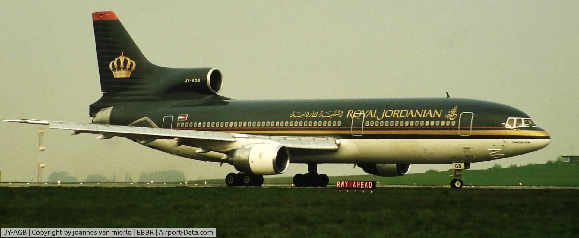 JY-AGB, 1981 Lockheed L-1011-385-3 TriStar 500 C/N 293A-1219, ex-slide
