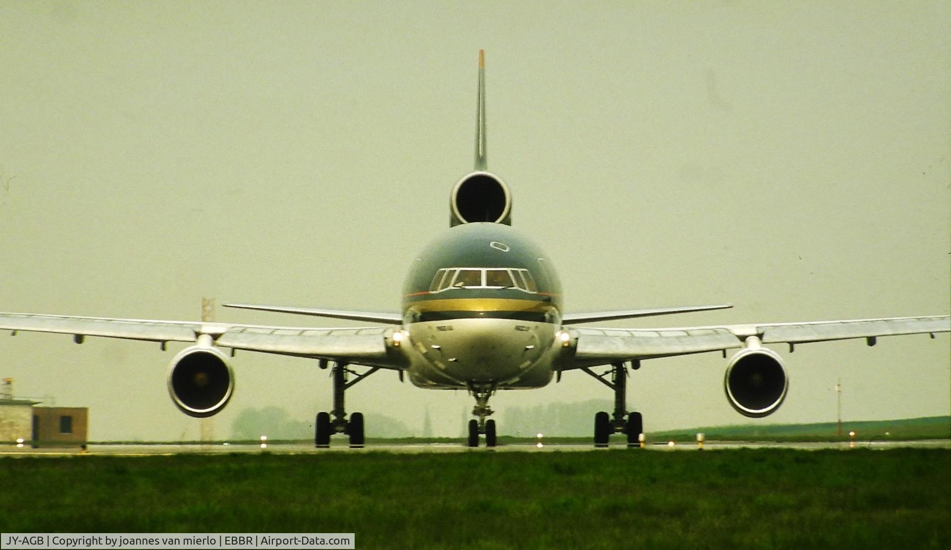 JY-AGB, 1981 Lockheed L-1011-385-3 TriStar 500 C/N 293A-1219, ex-slide