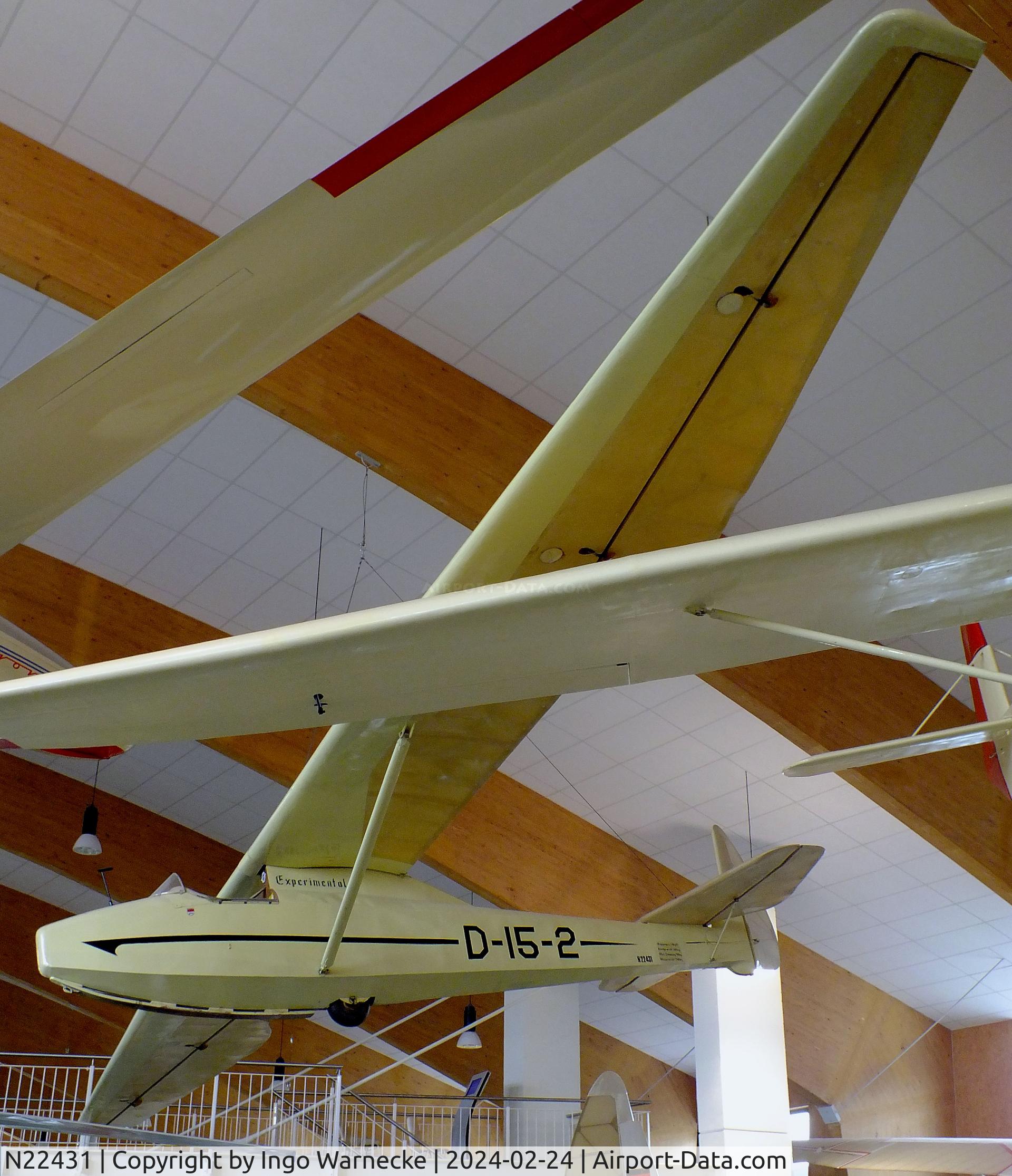 N22431, 1942 Schempp-Hirth Goppingen Go 1 Wolf C/N 2, Schempp-Hirth Göppingen Gö 1 Wolf at the Deutsches Segelflugmuseum mit Modellflug (German Soaring Museum with Model Flight), Gersfeld Wasserkuppe