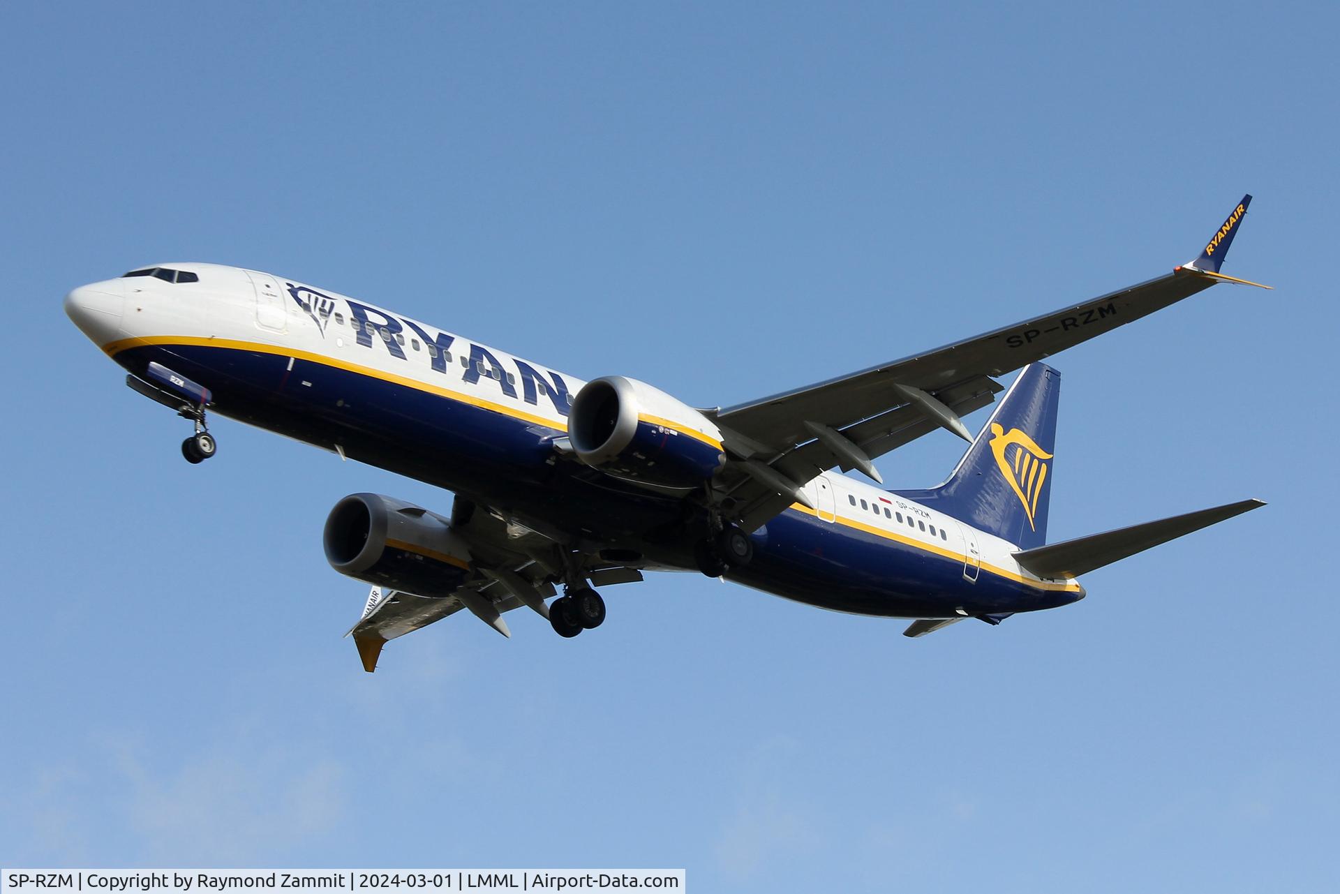 SP-RZM, 2022 Boeing 737-8-200 MAX C/N 62340, B737-8 MAX SP-RZM Ryanair Sun