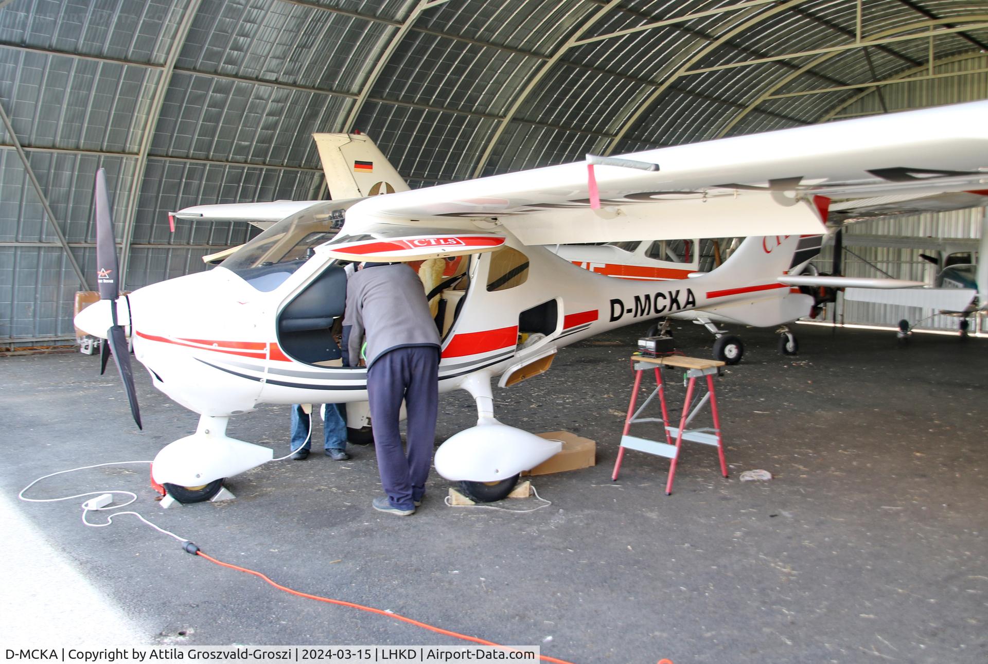 D-MCKA, 2011 Flight Design CTLS C/N F-11-03-10, LHKD - Kecskéd Airport, Hungary