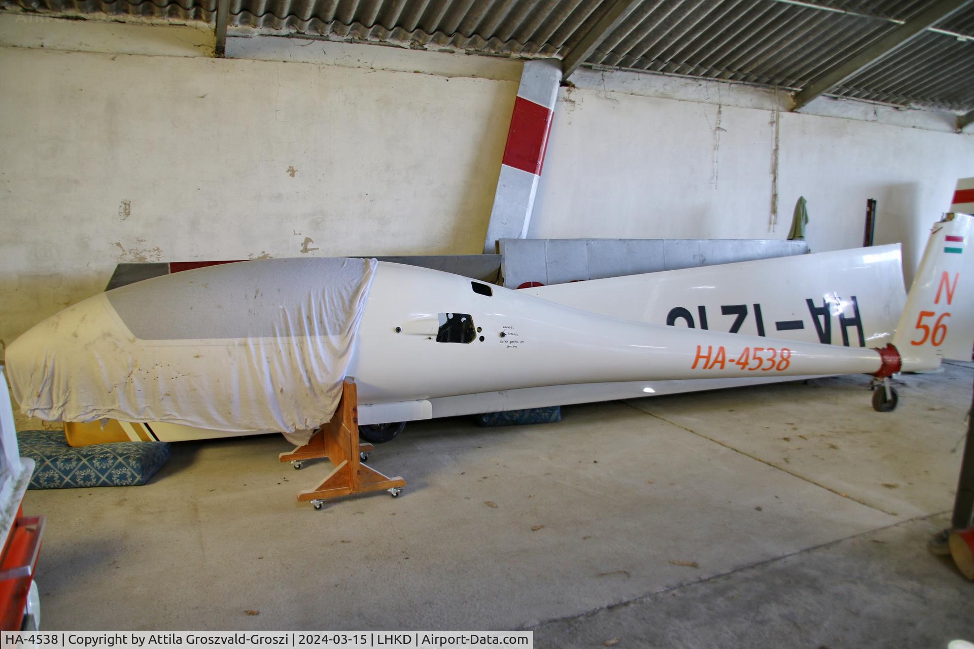 HA-4538, Schempp-Hirth NIMBUS 2C C/N 56, LHKD - Kecskéd Airport, Hungary