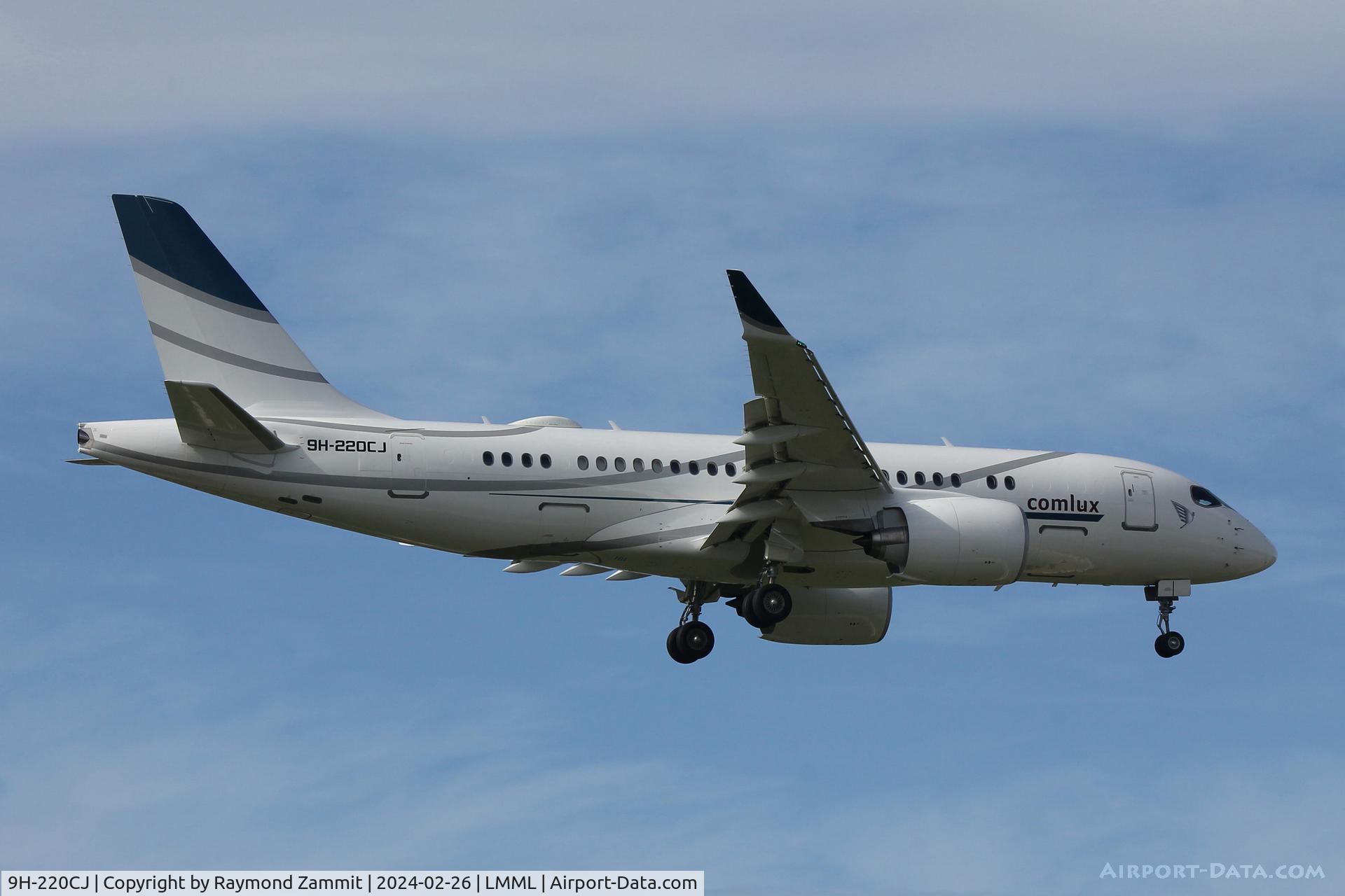 9H-220CJ, 2022 Airbus A220-100 (ACJ) C/N 50067, A220ACJ 9H-220CJ Comlux Aviation