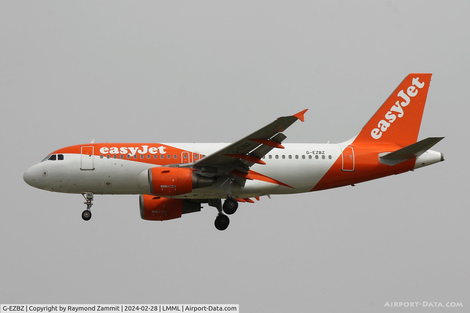 G-EZBZ, 2007 Airbus A319-111 C/N 3184, A319 G-EZBZ Easyjet