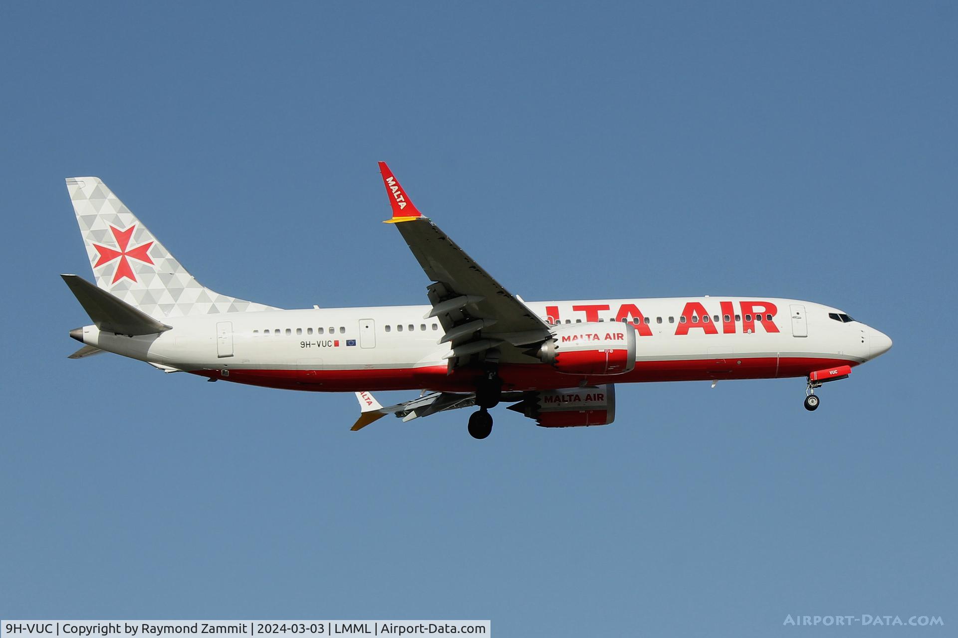 9H-VUC, 2021 Boeing 737-8-200 MAX C/N 62328, B737-8 MAX 9H-VUC Malta Air