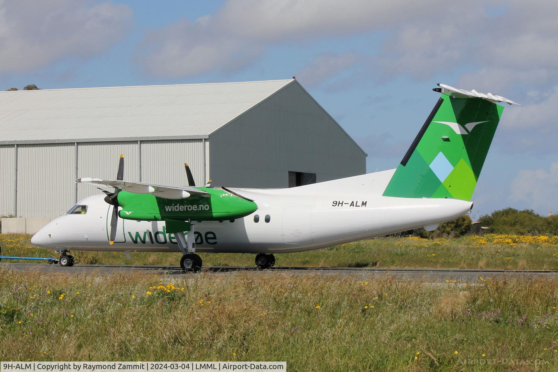 9H-ALM, 1997 De Havilland Canada DHC-8-100 Dash 8 C/N 472, De Havilland Canada DHC-8 9H-ALM Wilderoe (to become LN-WIY)